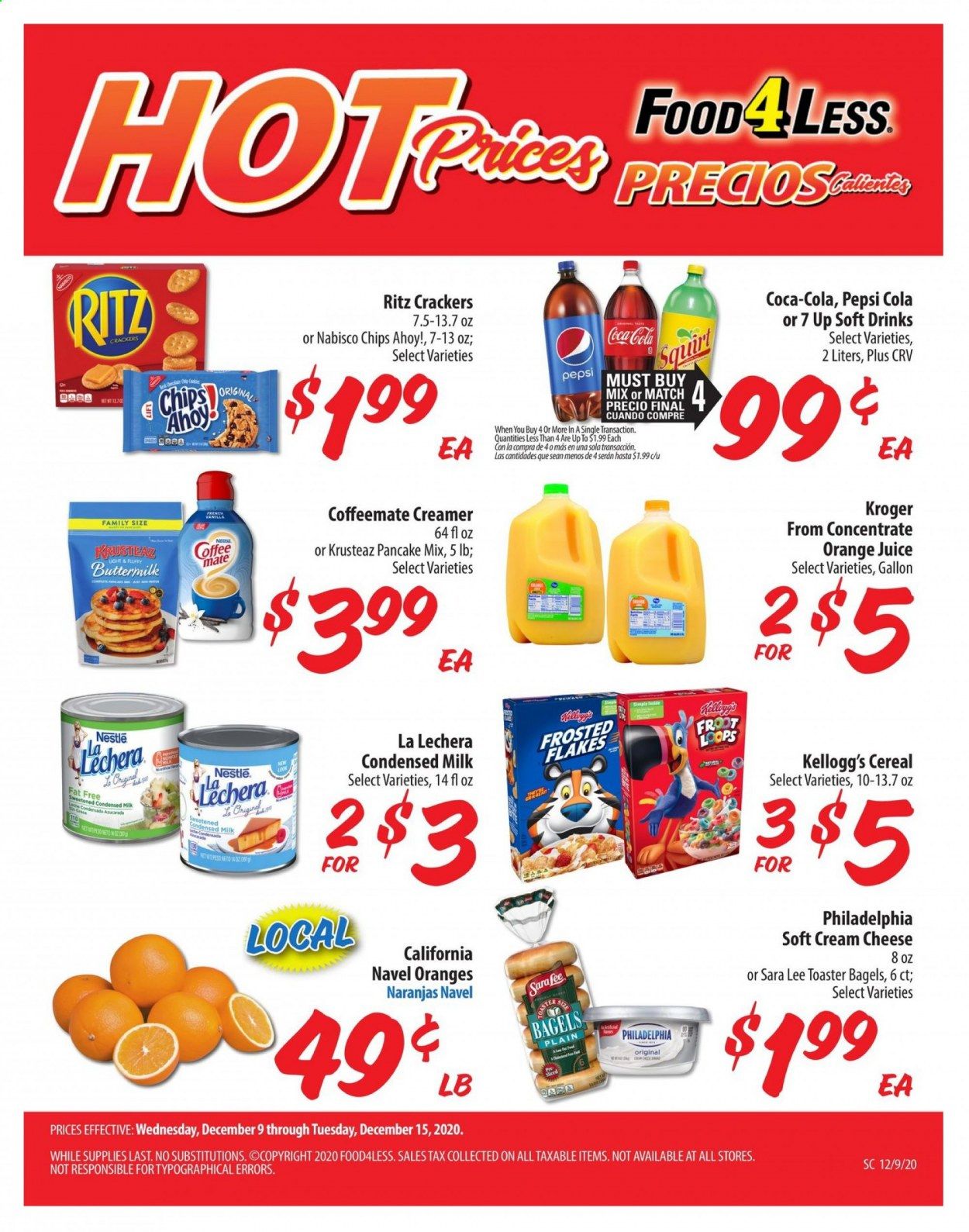Food 4 Less (CA) Weekly Ad Flyer December 9 to December 15