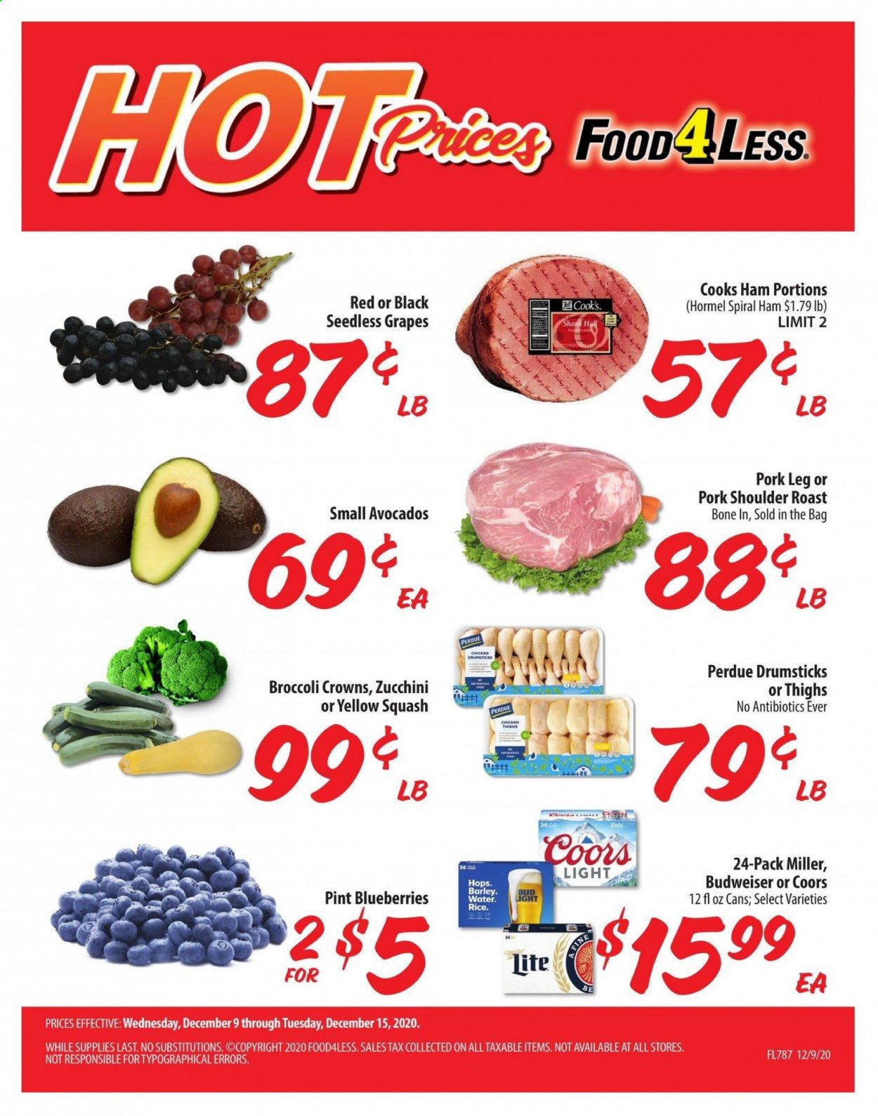 Food 4 Less (IN) Weekly Ad Flyer December 9 to December 15
