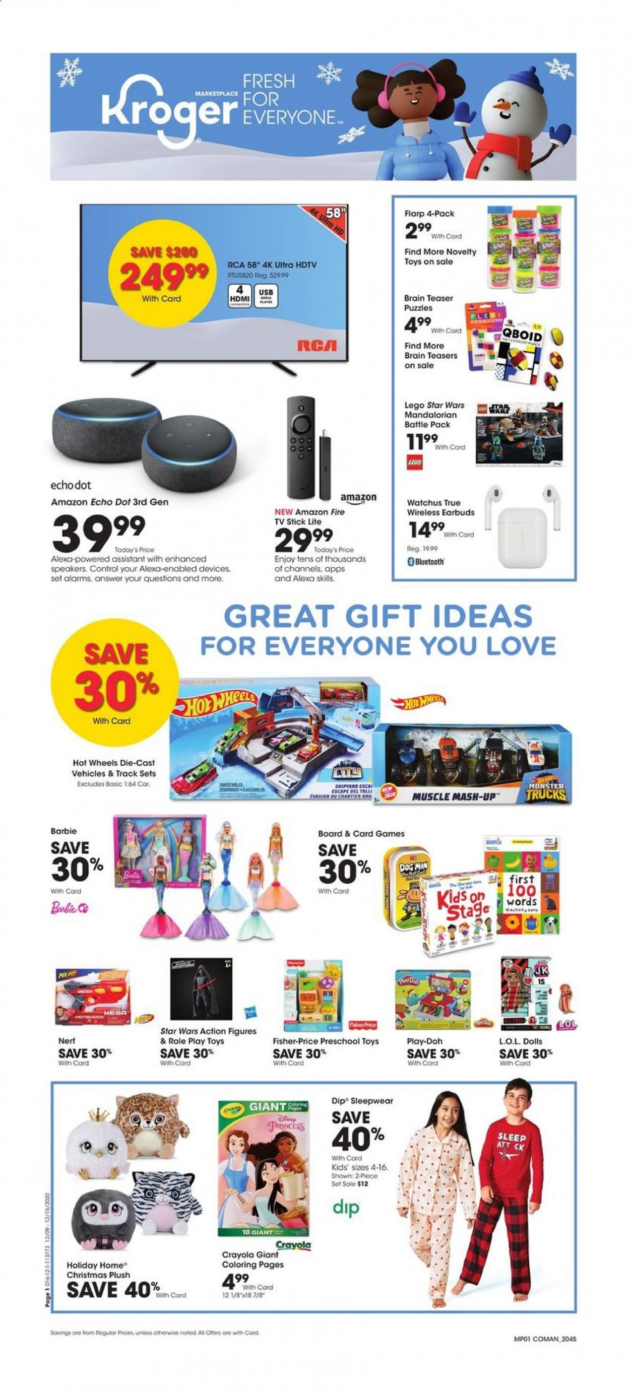 Kroger (GA, IL, LA, MI, OK, SC, TN, TX, VA) Weekly Ad Flyer December 9 to December 15