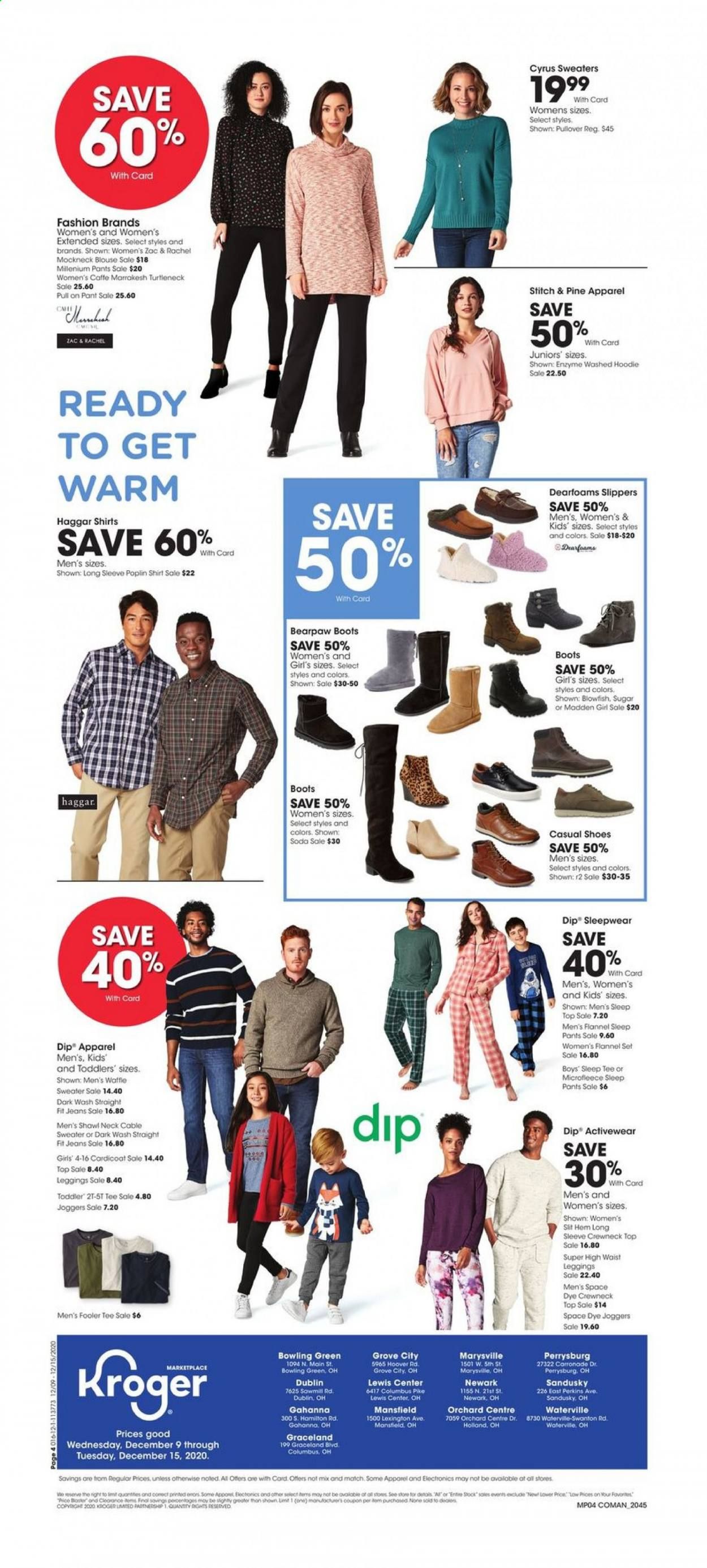 Kroger (GA, IL, LA, MI, OK, SC, TN, TX, VA) Weekly Ad Flyer December 9 to December 15