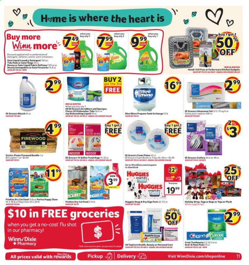 Winn Dixie (AL, FL, GA, LA, MS) Weekly Ad Flyer December 9 to December 15