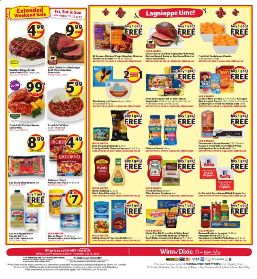 Winn Dixie (AL, FL, GA, LA, MS) Weekly Ad Flyer December 9 to December 15