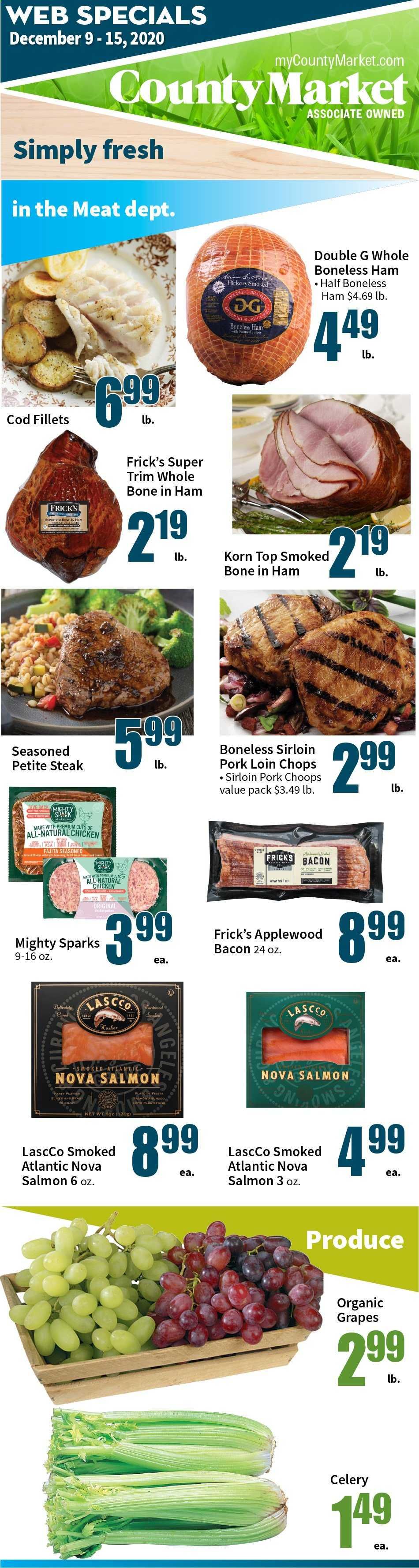 County Market Weekly Ad Flyer December 9 to December 15