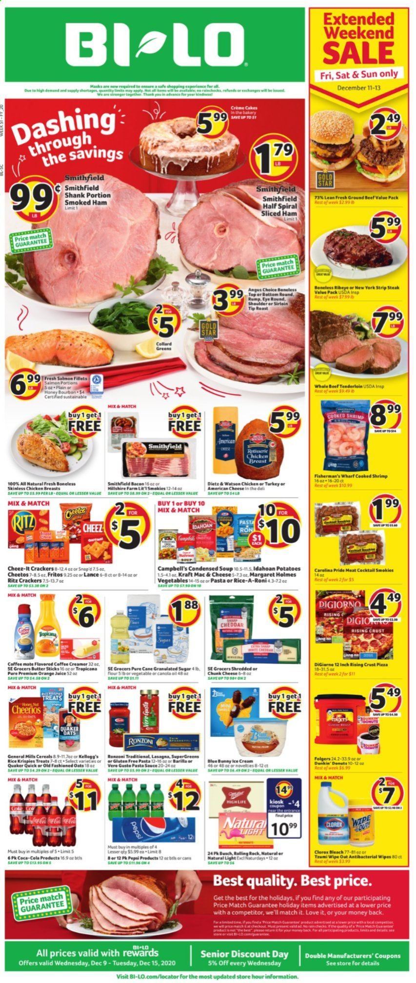 BI-LO Weekly Ad Flyer December 9 to December 15