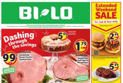 BI-LO Weekly Ad Flyer December 9 to December 15