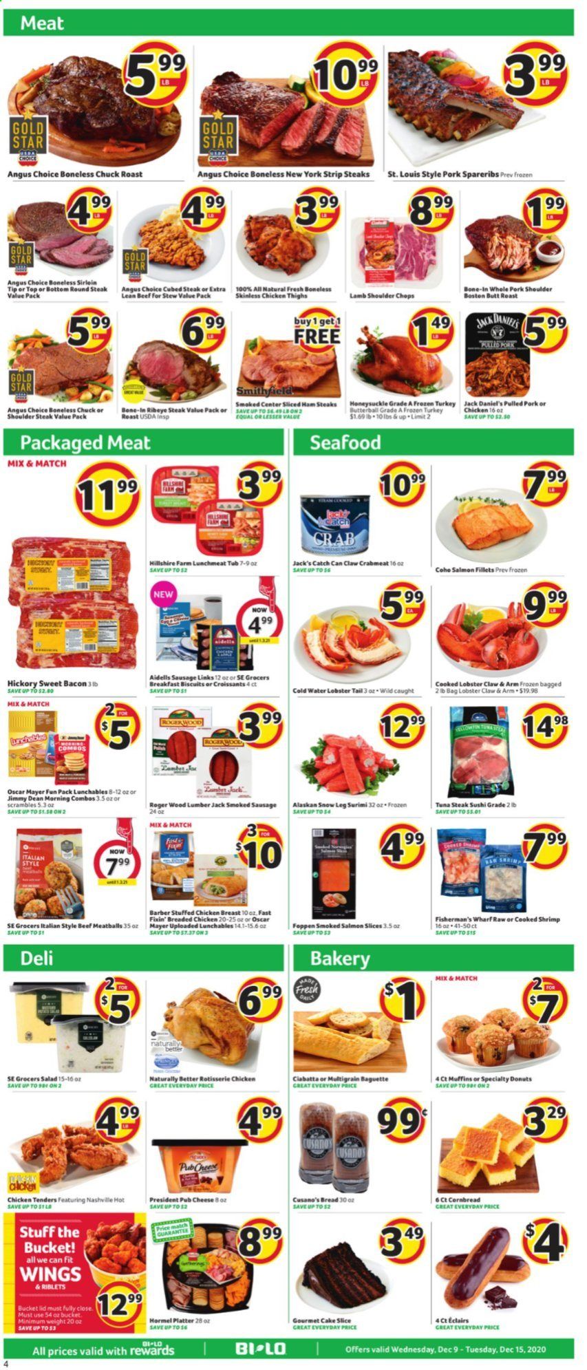 BI-LO Weekly Ad Flyer December 9 to December 15