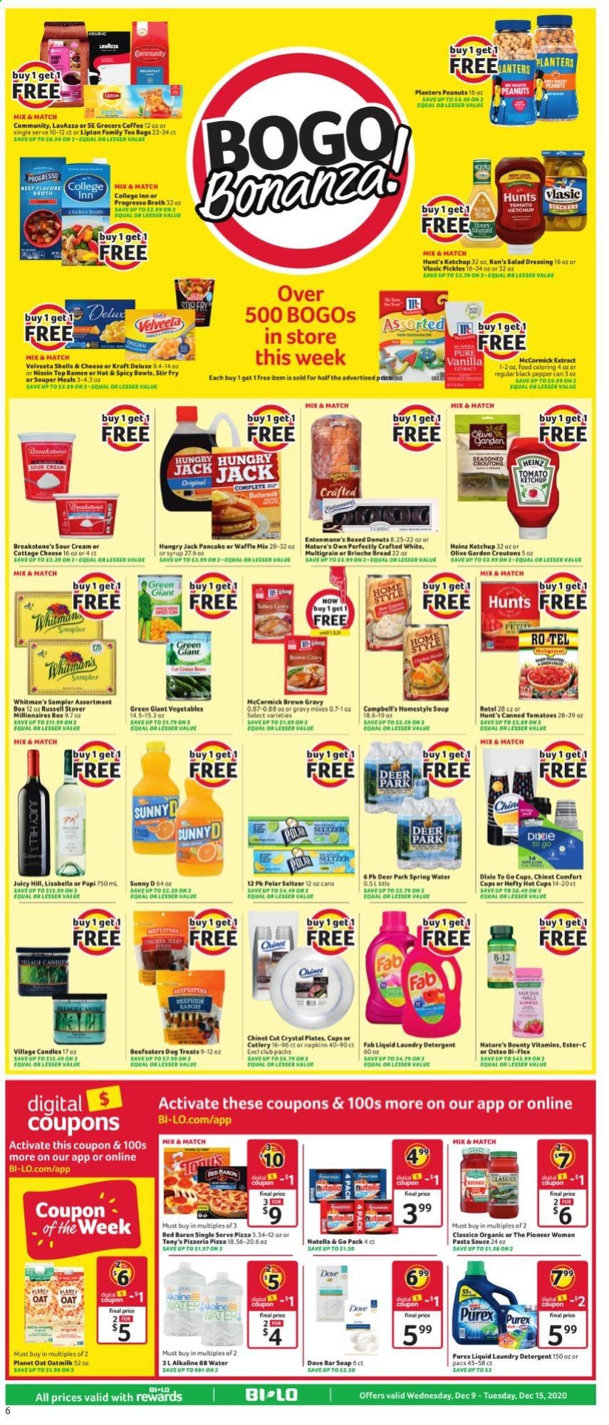 BI-LO Weekly Ad Flyer December 9 to December 15