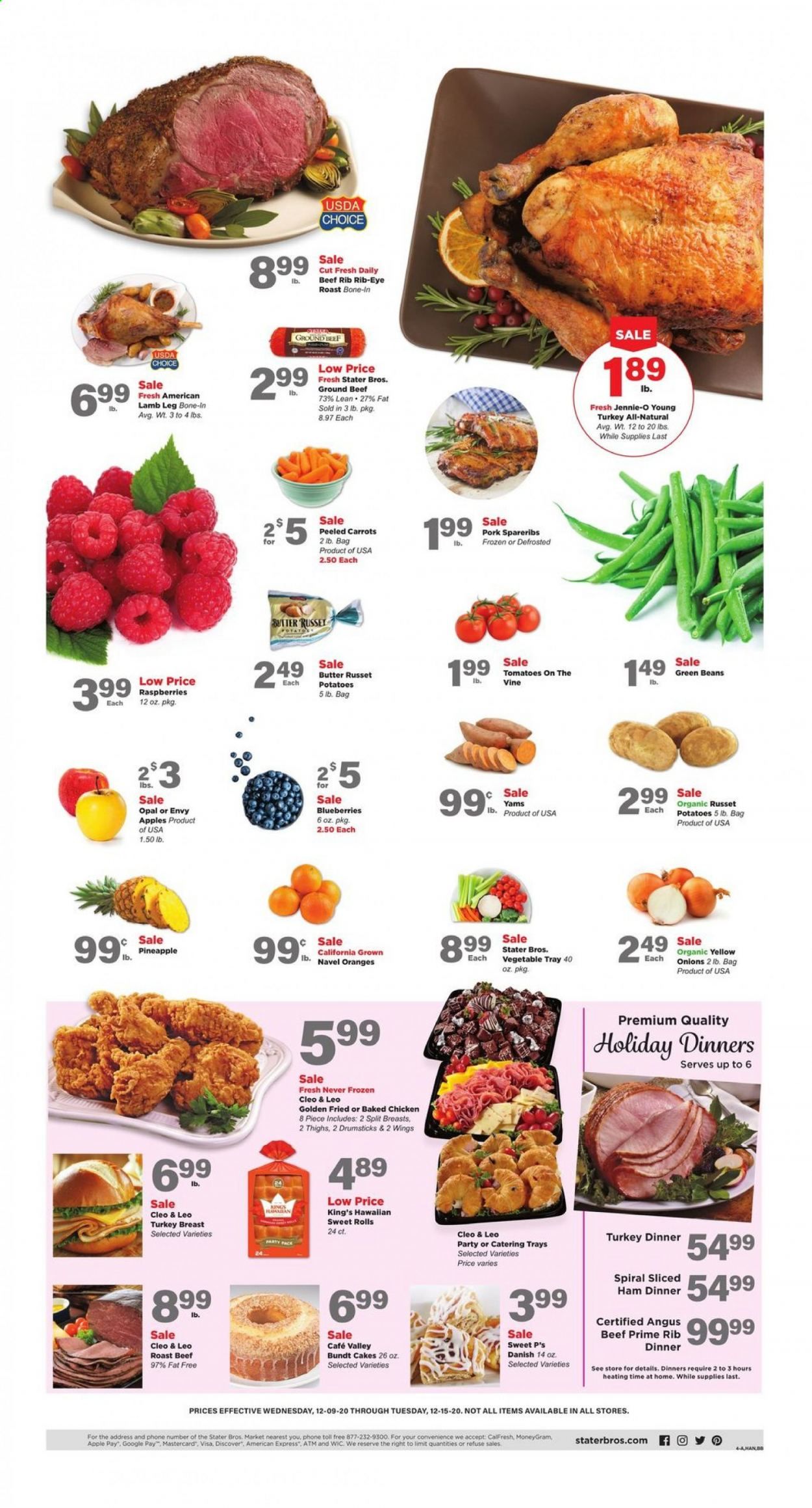 Stater Bros. Weekly Ad Flyer December 9 to December 15