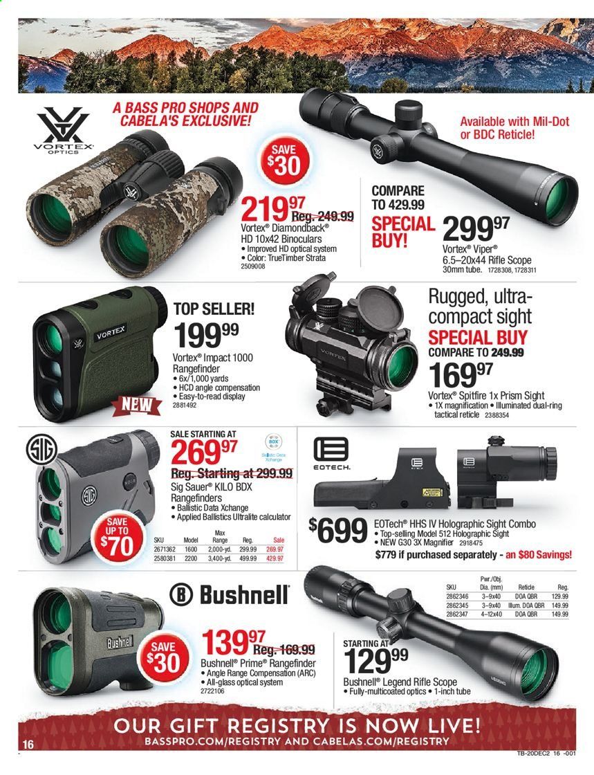 Bass Pro Shops Weekly Ad Flyer December 10 to December 16
