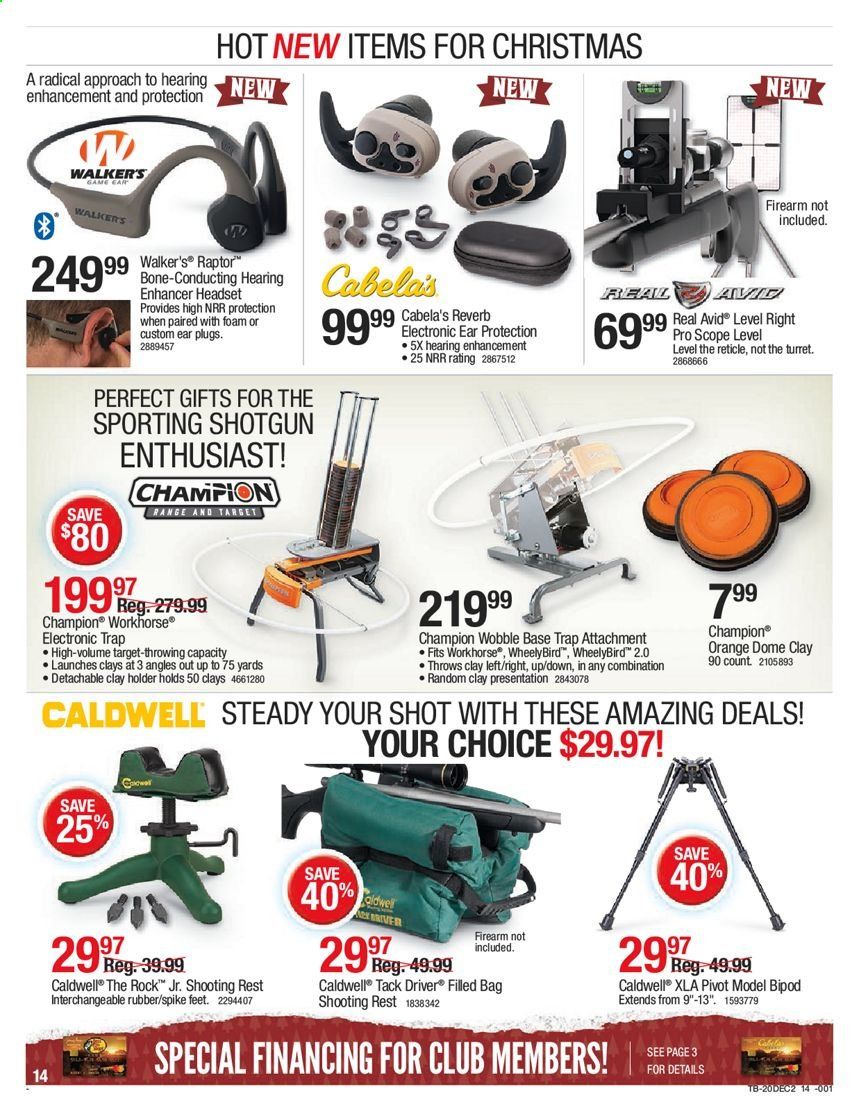 Cabela's Weekly Ad Flyer December 10 to December 16