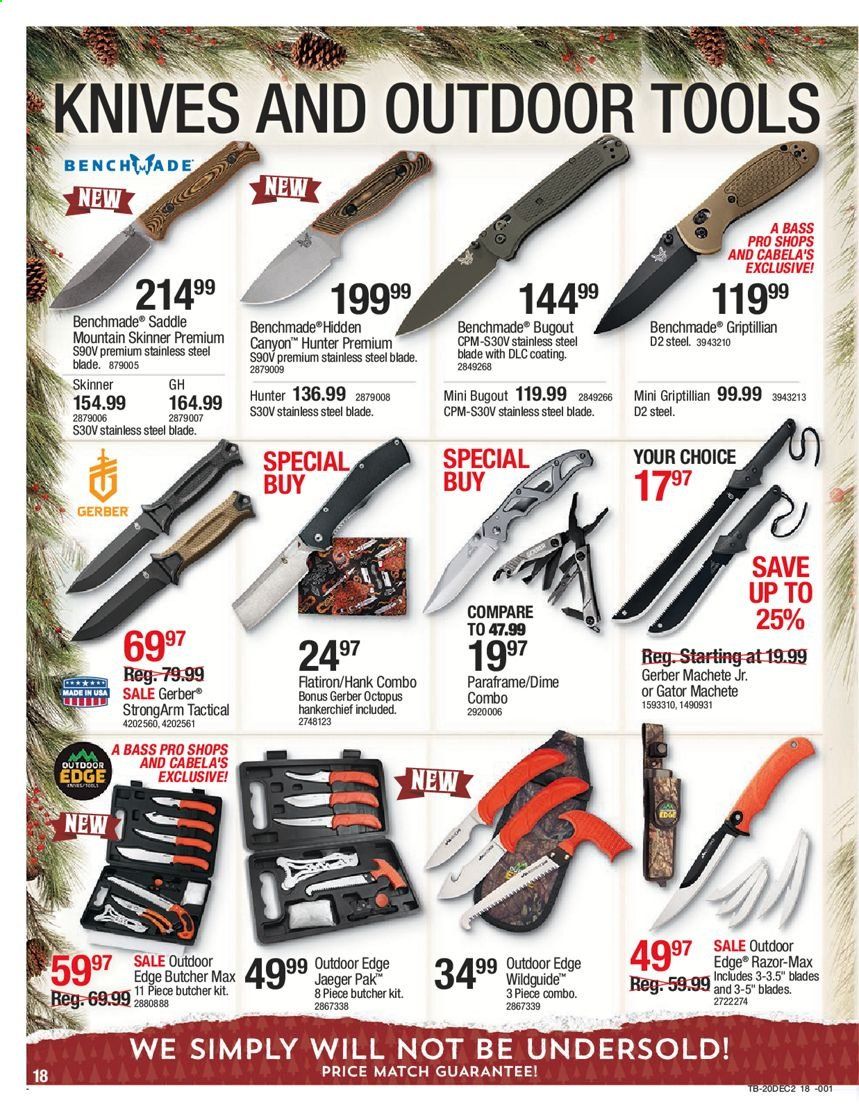 Cabela's Weekly Ad Flyer December 10 to December 16