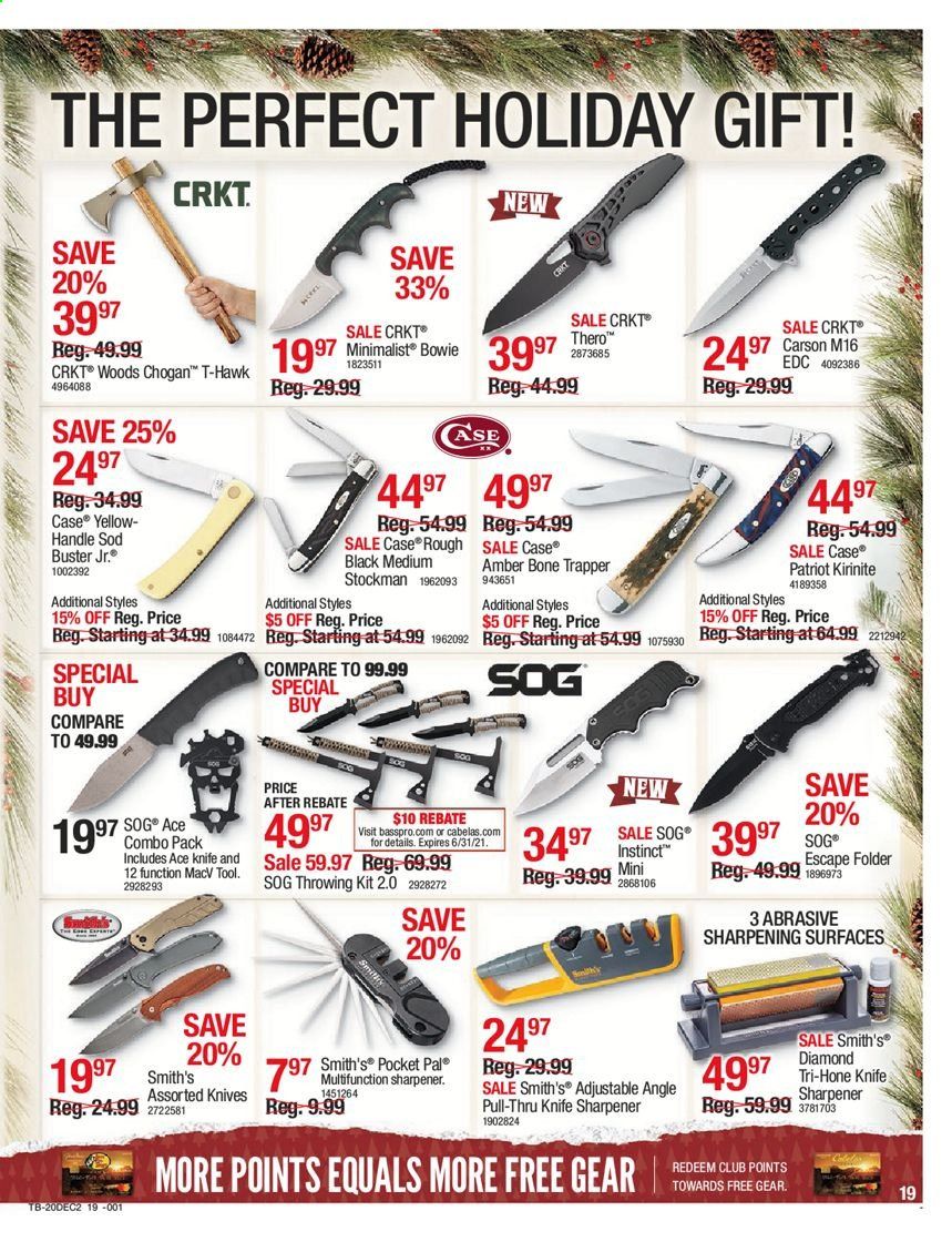 Cabela's Weekly Ad Flyer December 10 to December 16