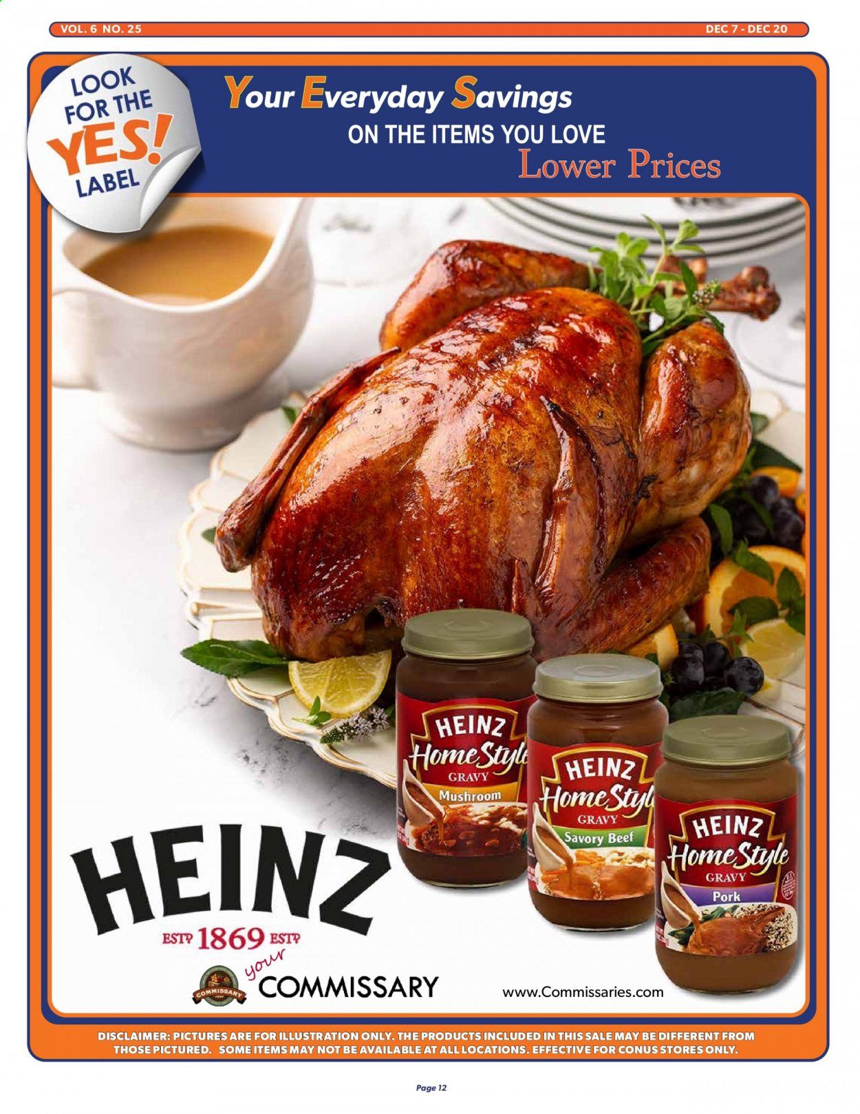 Commissary Weekly Ad Flyer December 7 to December 20