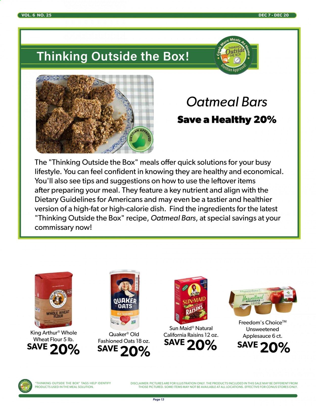 Commissary Weekly Ad Flyer December 7 to December 20