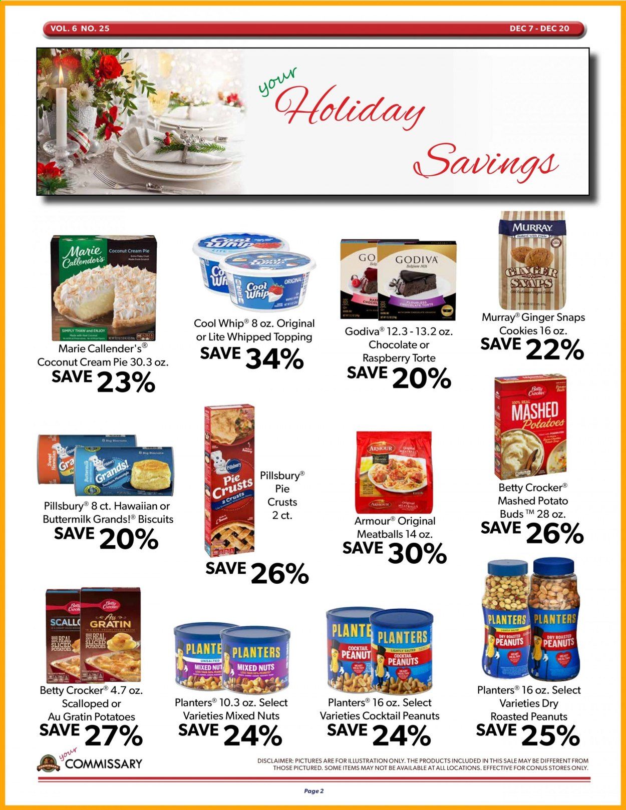 Commissary Weekly Ad Flyer December 7 to December 20