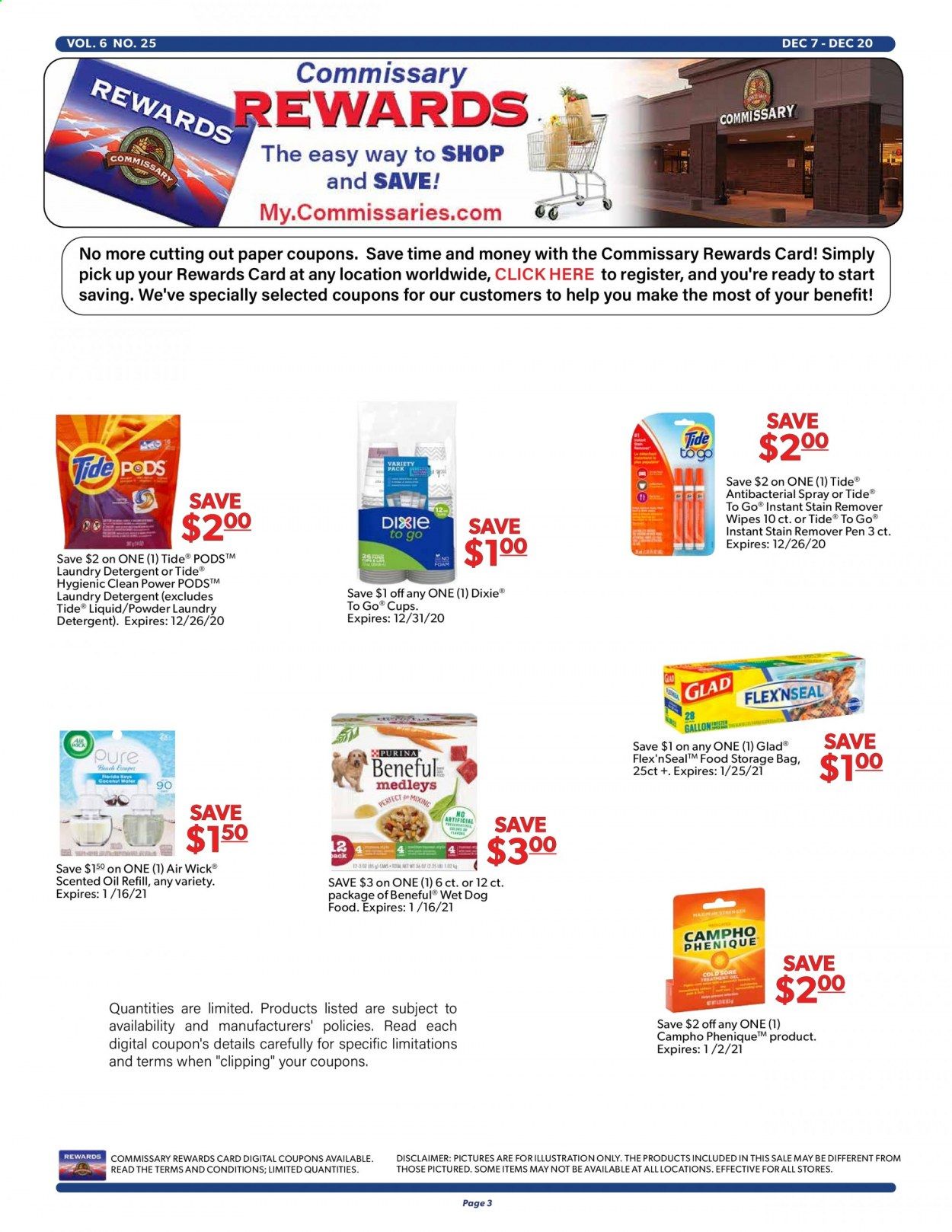 Commissary Weekly Ad Flyer December 7 to December 20