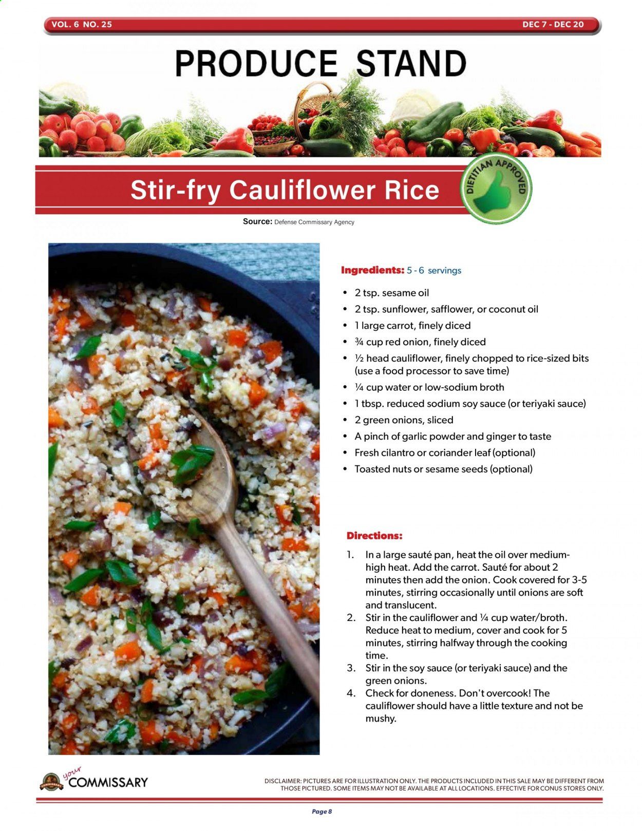 Commissary Weekly Ad Flyer December 7 to December 20