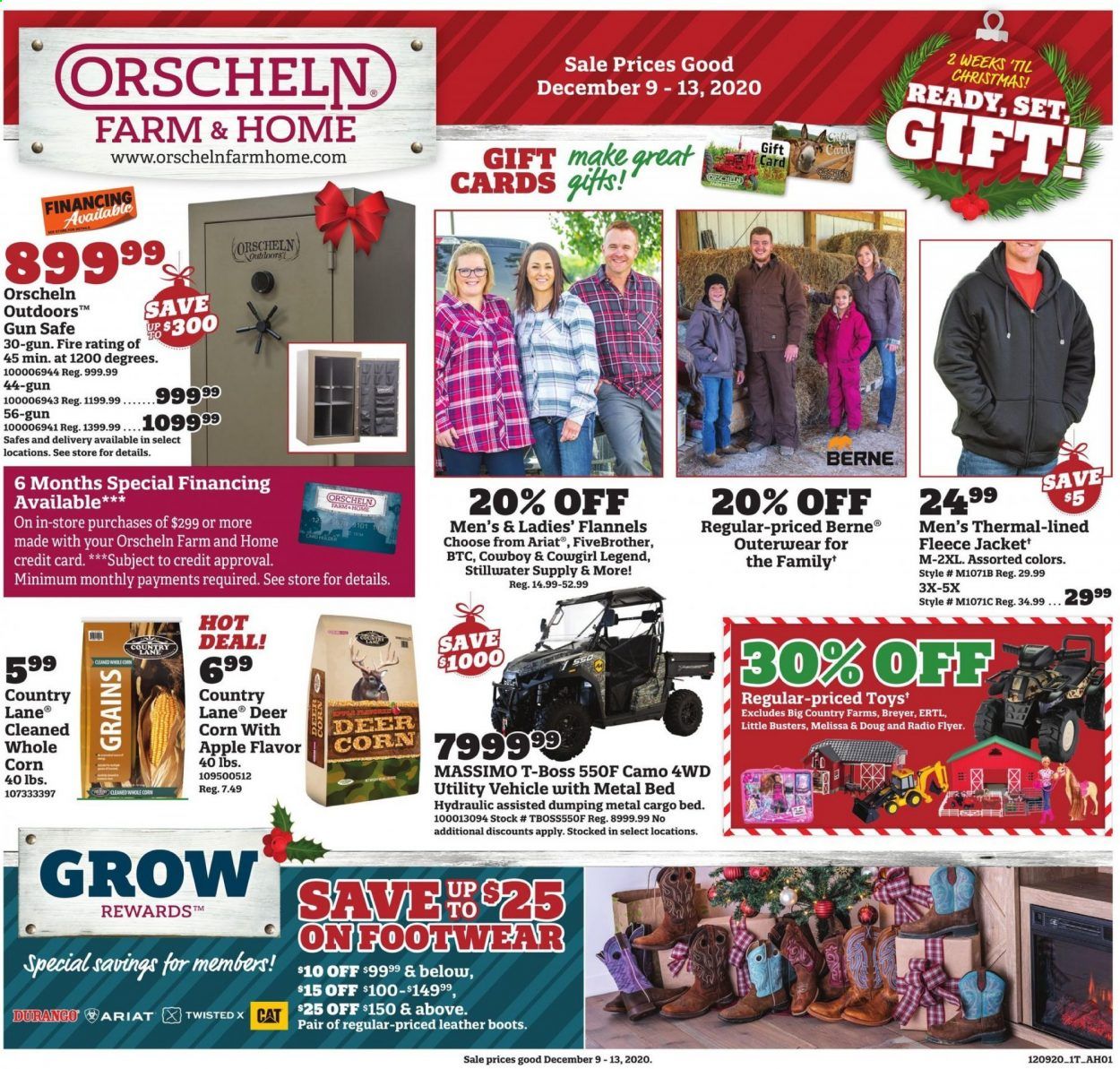 Orscheln Farm and Home Weekly Ad Flyer December 9 to December 13