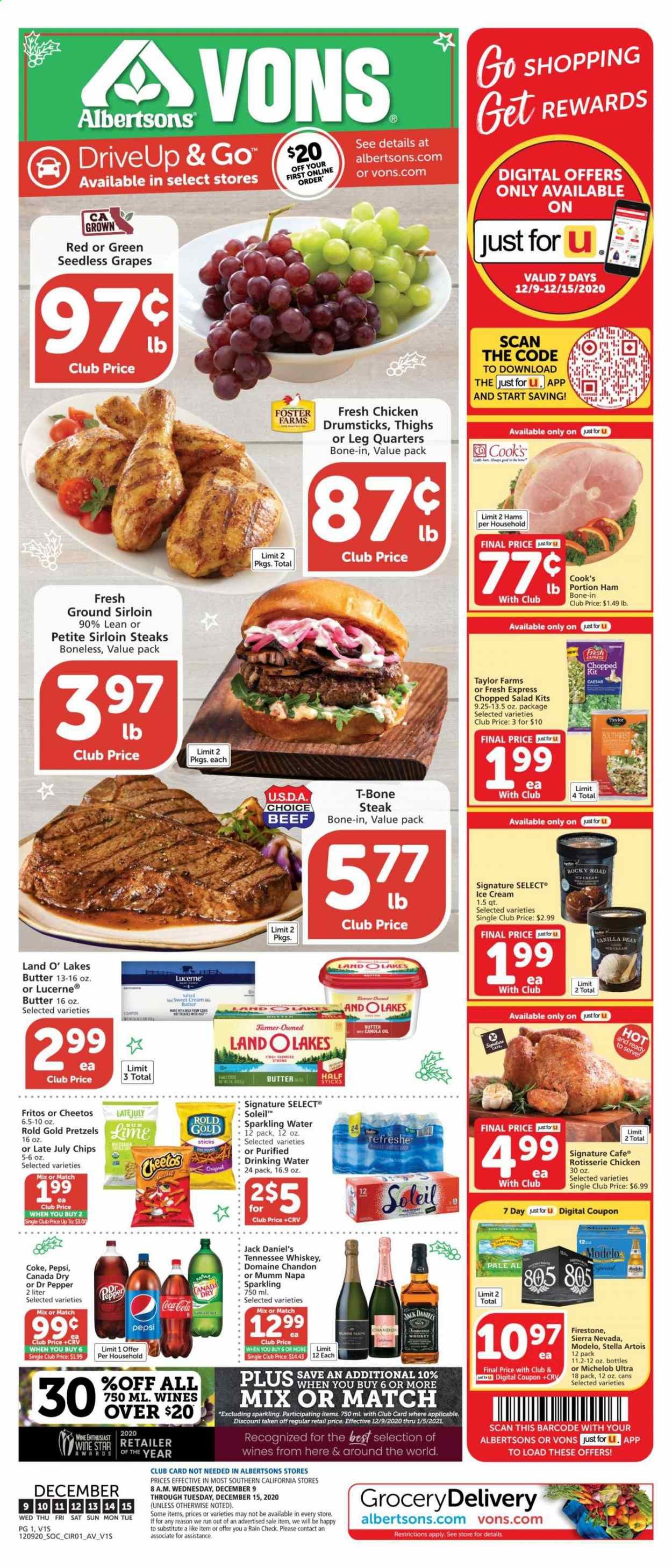Vons (CA, NV) Weekly Ad Flyer December 9 to December 15