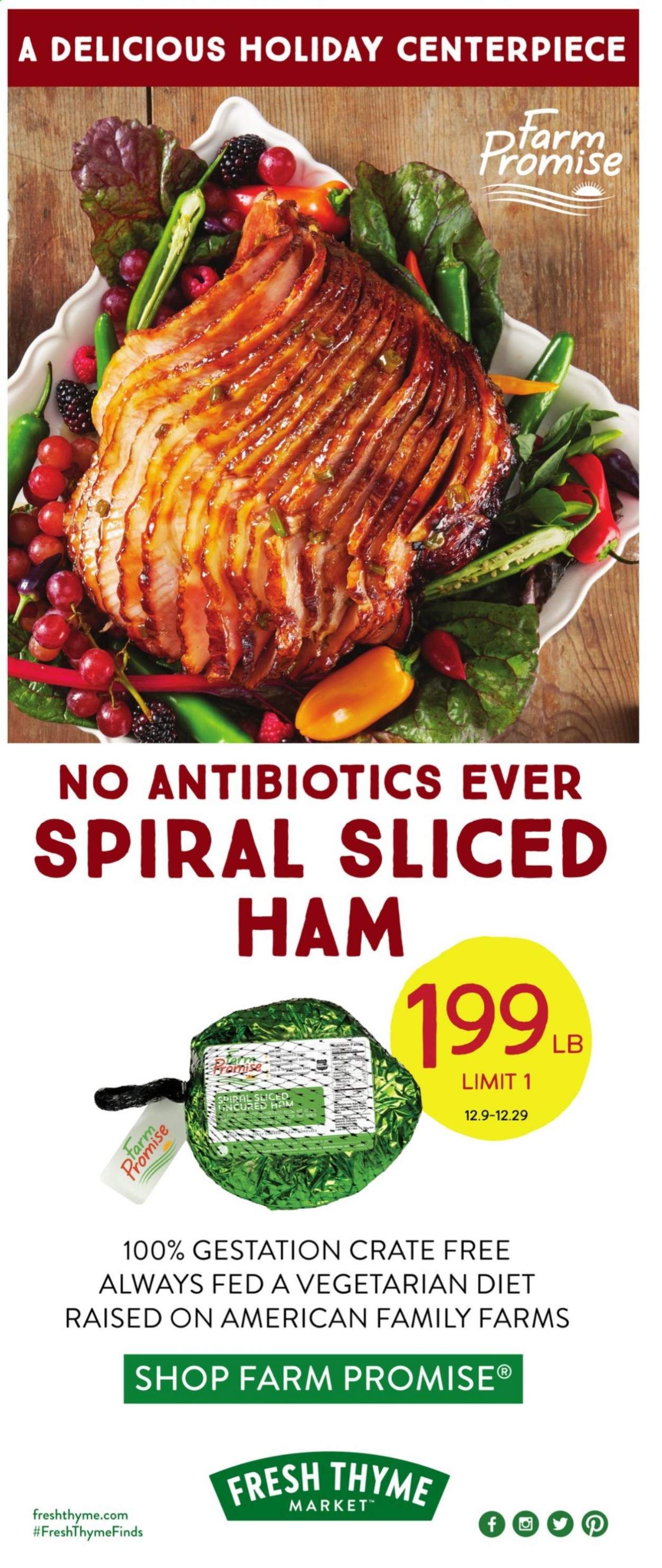 Fresh Thyme Weekly Ad Flyer December 9 to December 15