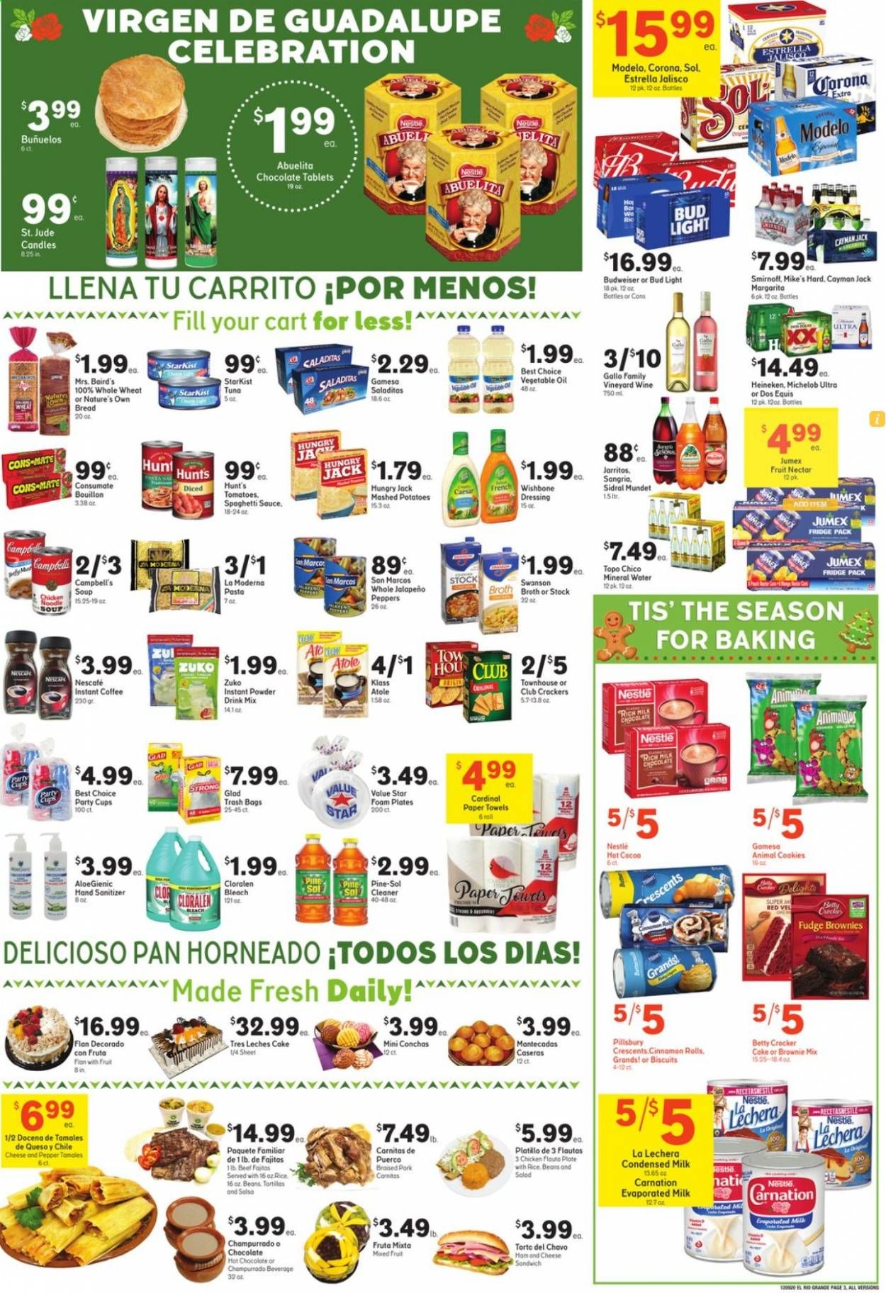 El Rio Grande (10, 21, 25, 30, 34, 53, 90) Weekly Ad Flyer December 9 to December 15