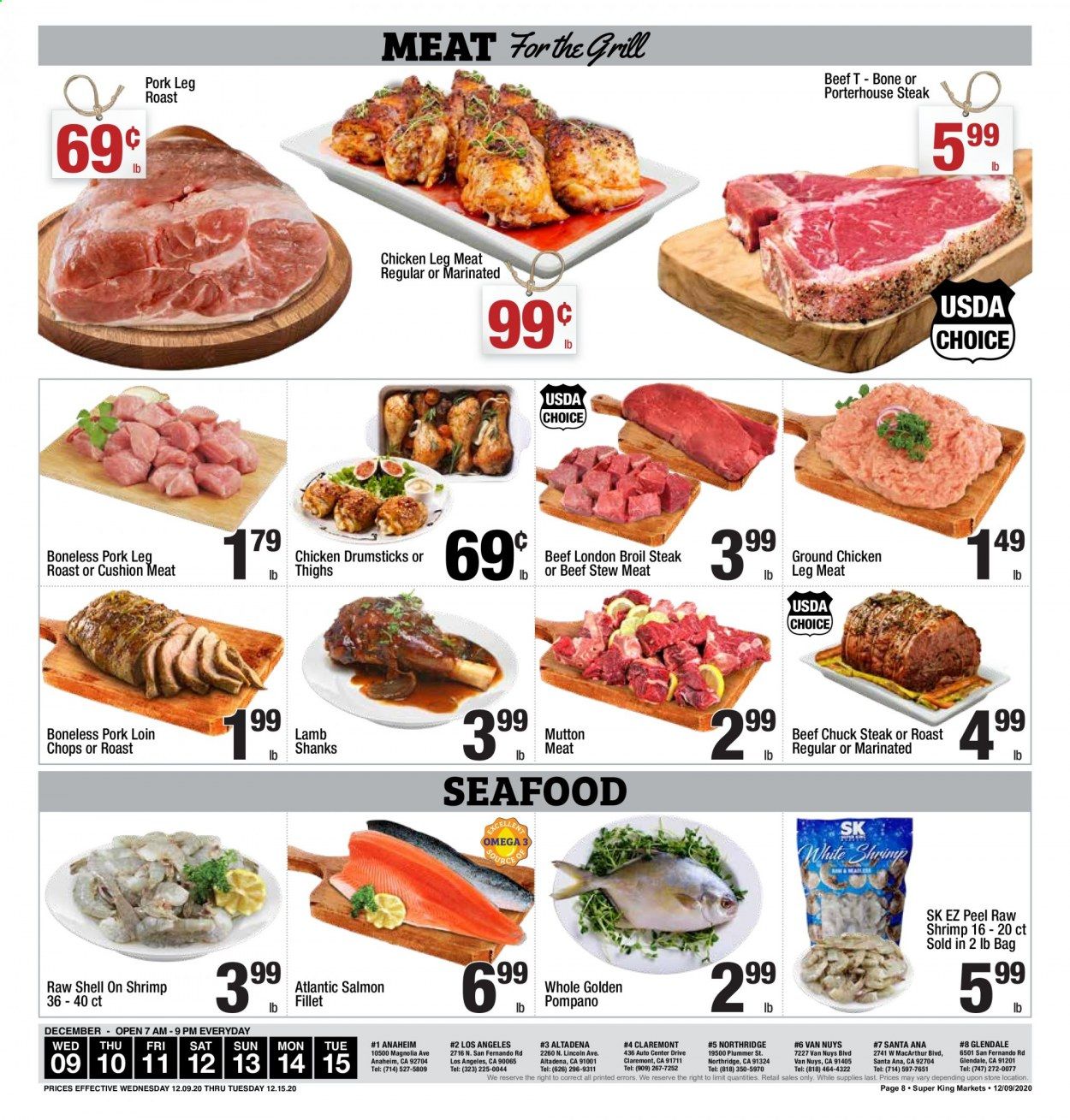 Super King Markets (CA) Weekly Ad Flyer December 9 to December 15