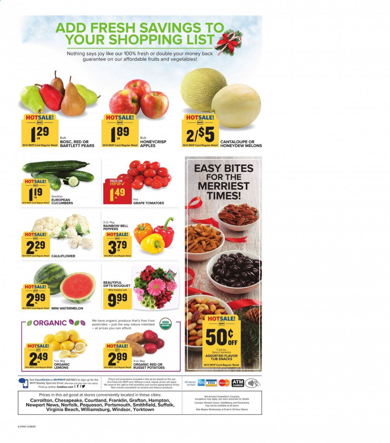 Food Lion (VA) Weekly Ad Flyer December 9 to December 15