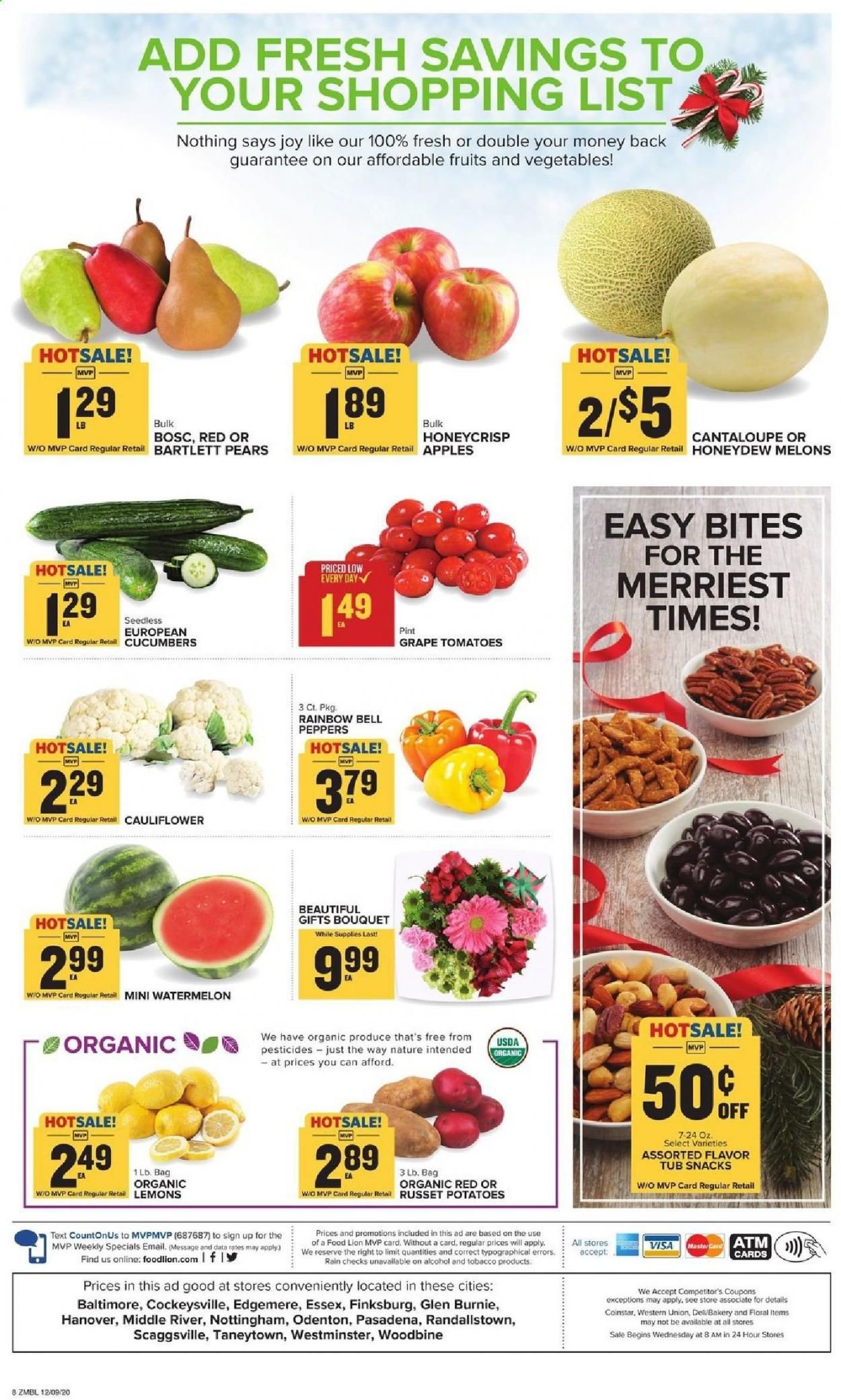 Food Lion (MD) Weekly Ad Flyer December 9 to December 15