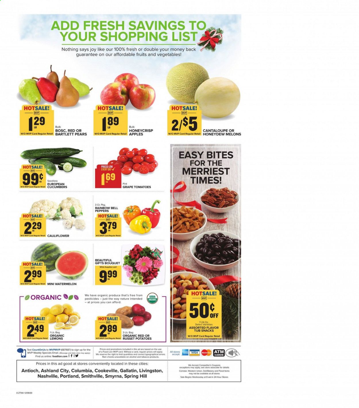 Food Lion (TN) Weekly Ad Flyer December 9 to December 15