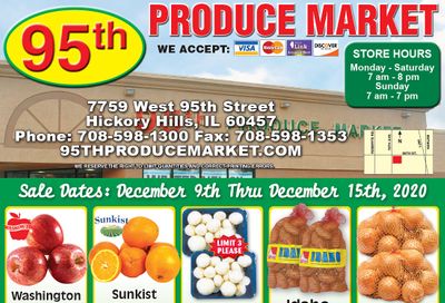 95th Produce Market Weekly Ad Flyer December 9 to December 15, 2020