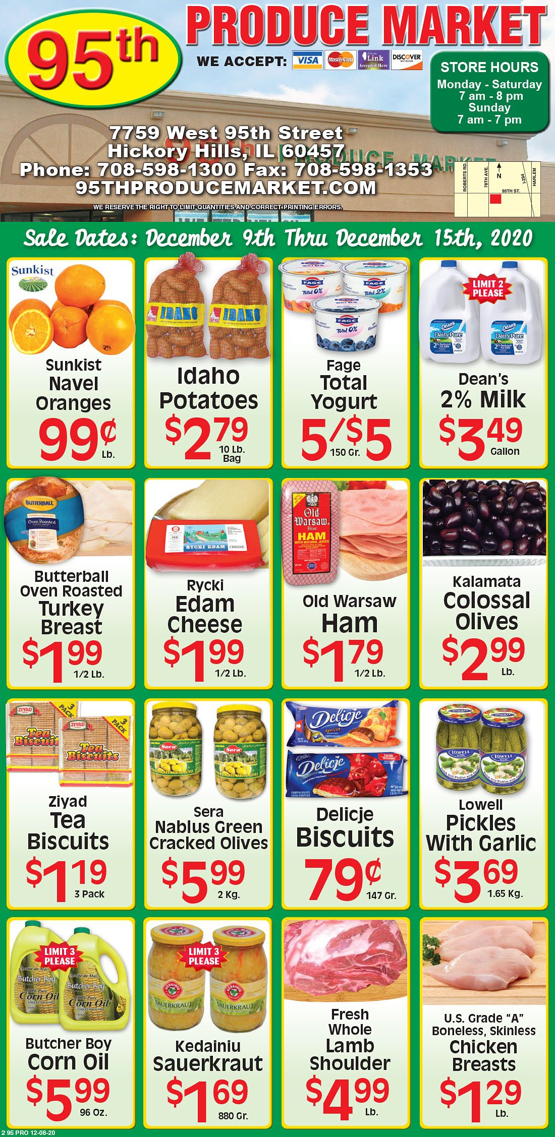 95th Produce Market Weekly Ad Flyer December 9 to December 15, 2020
