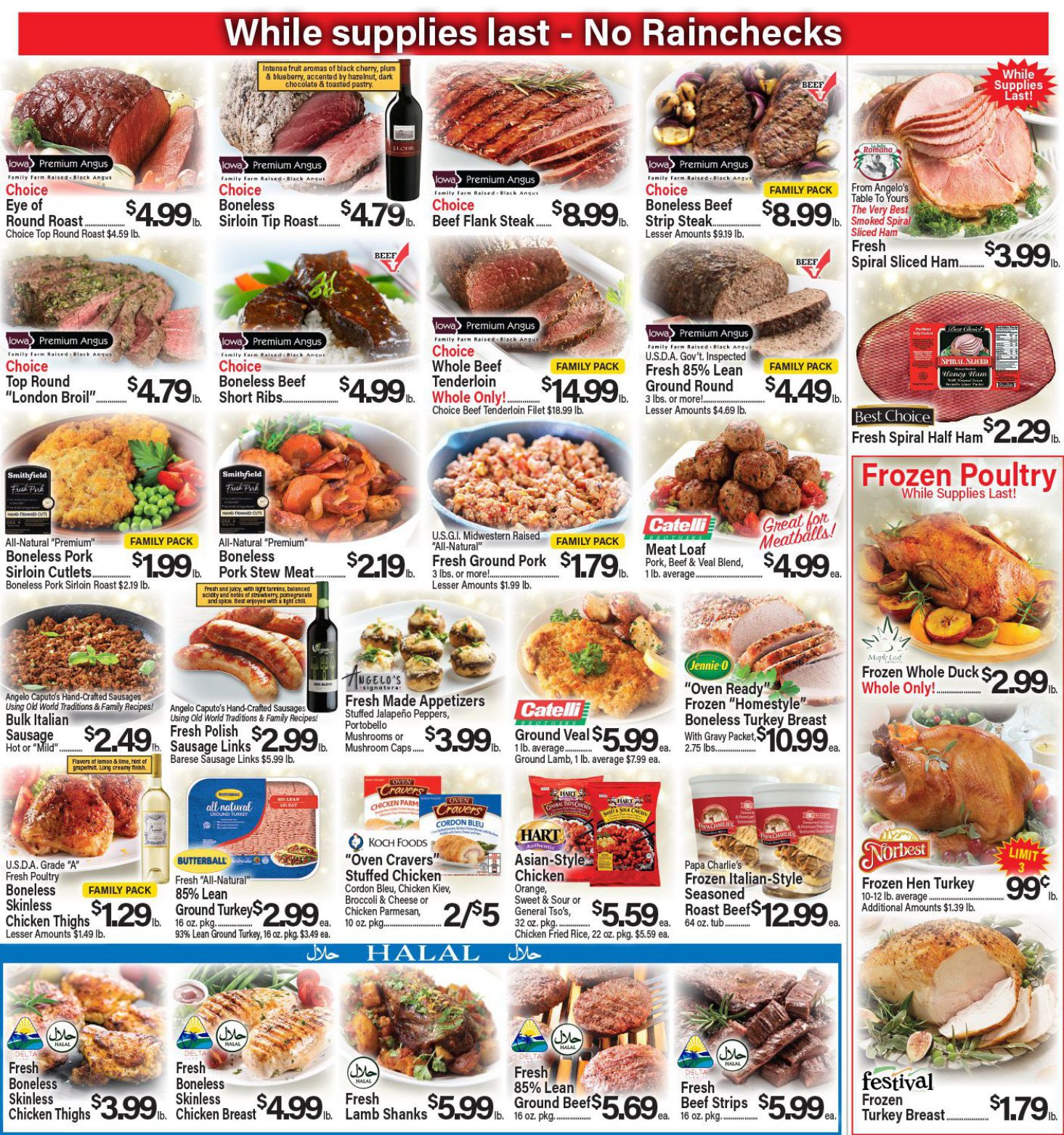 Angelo Caputo's Holiday Weekly Ad Flyer December 9 to December 15, 2020