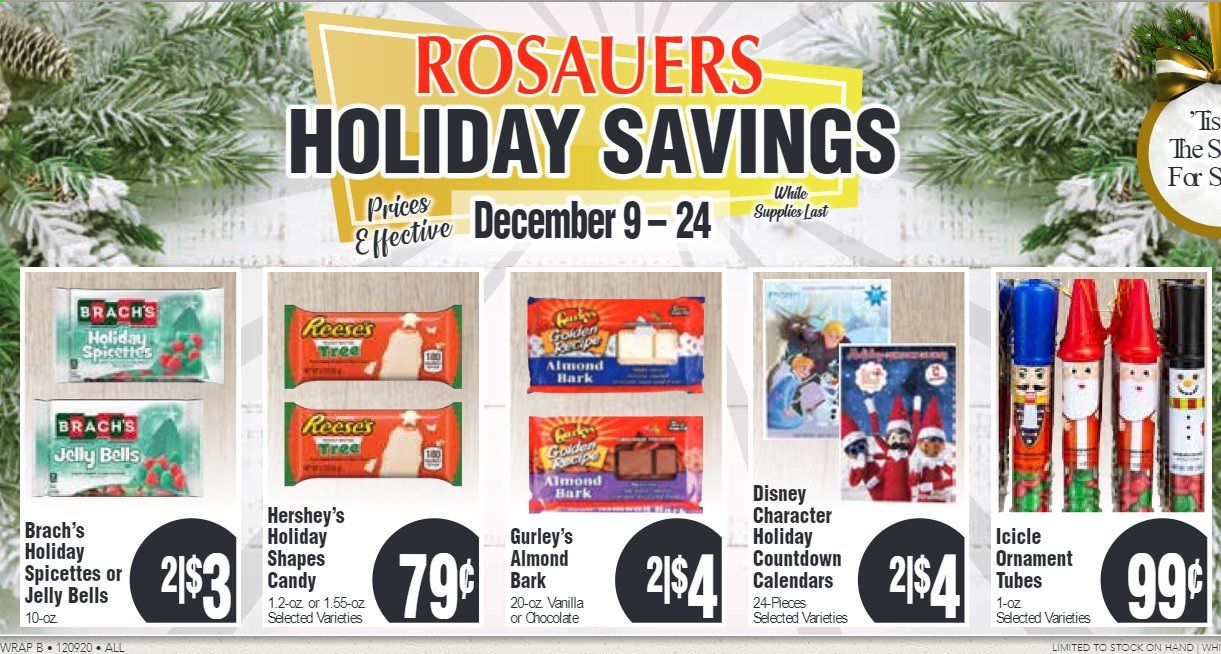 Rosauers Weekly Ad Flyer December 9 to December 24