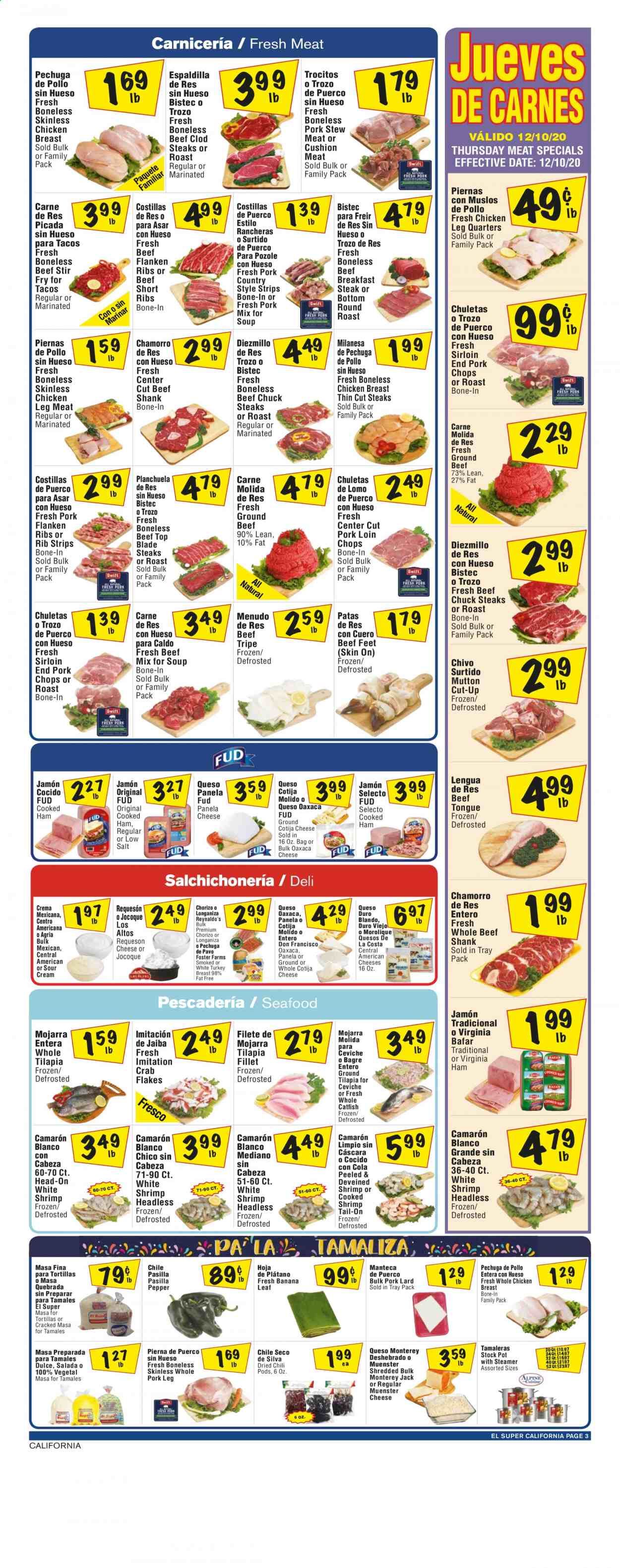 El Super (AZ, CA, NM, NV, TX) Weekly Ad Flyer December 9 to December 15