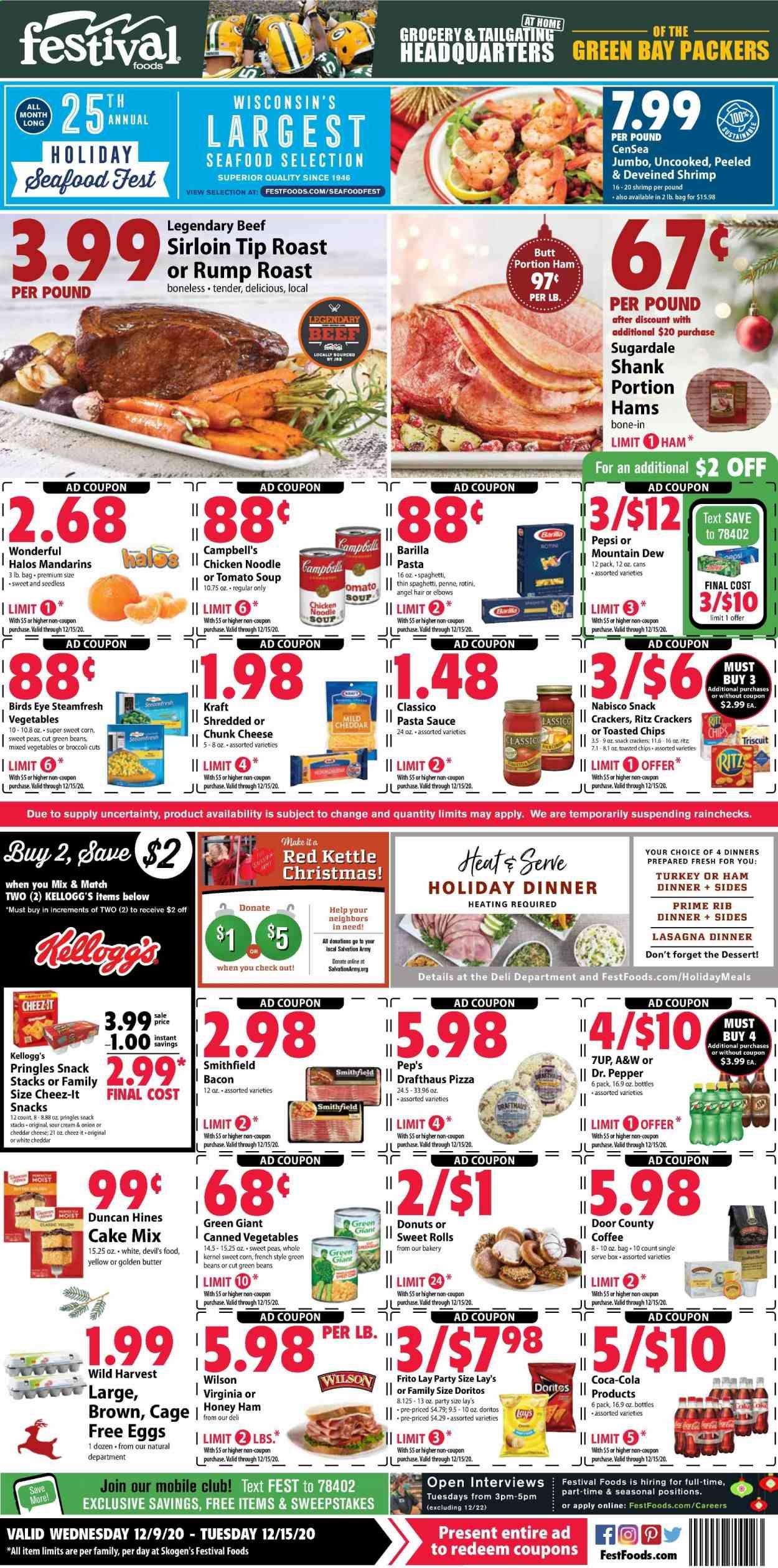 Festival Foods Weekly Ad Flyer December 9 to December 15