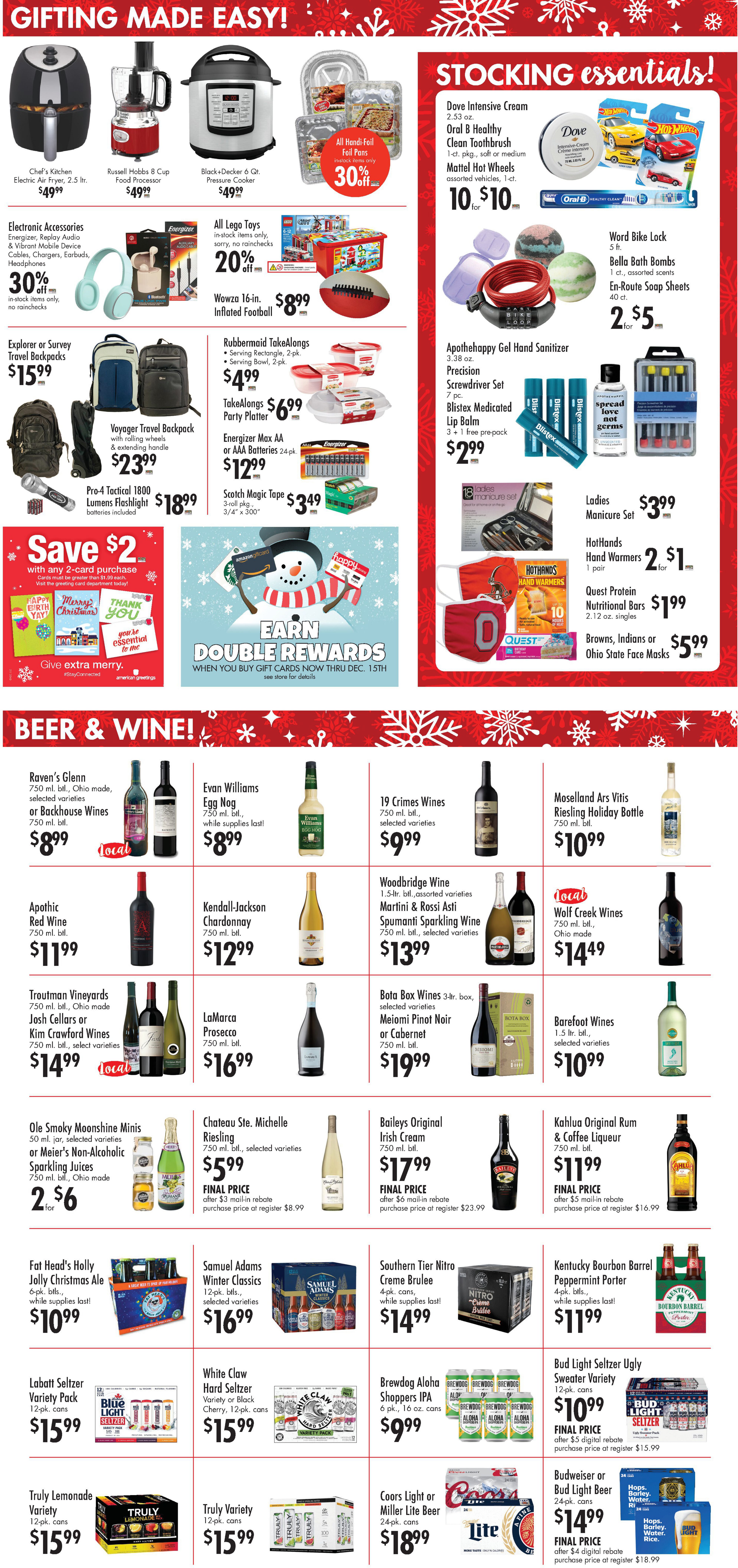 Buehler's Fresh Foods Holiday Weekly Ad Flyer December 9 to December 15, 2020