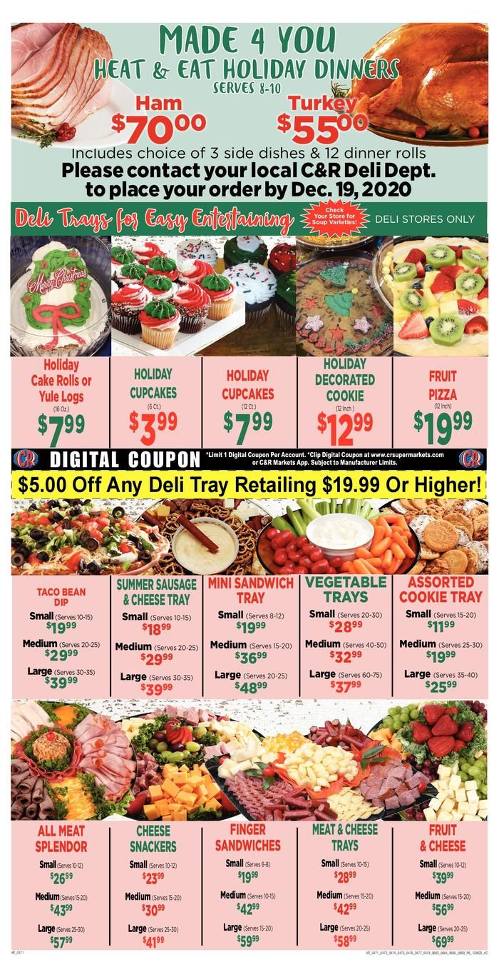C&R Market Holiday Weekly Ad Flyer December 9 to December 15, 2020
