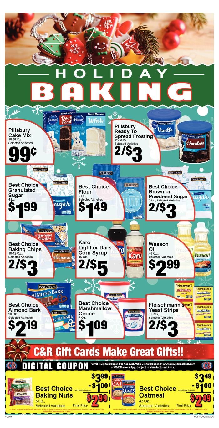C&R Market Holiday Weekly Ad Flyer December 9 to December 15, 2020
