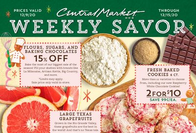 Central Market Holiday Weekly Ad Flyer December 9 to December 15, 2020