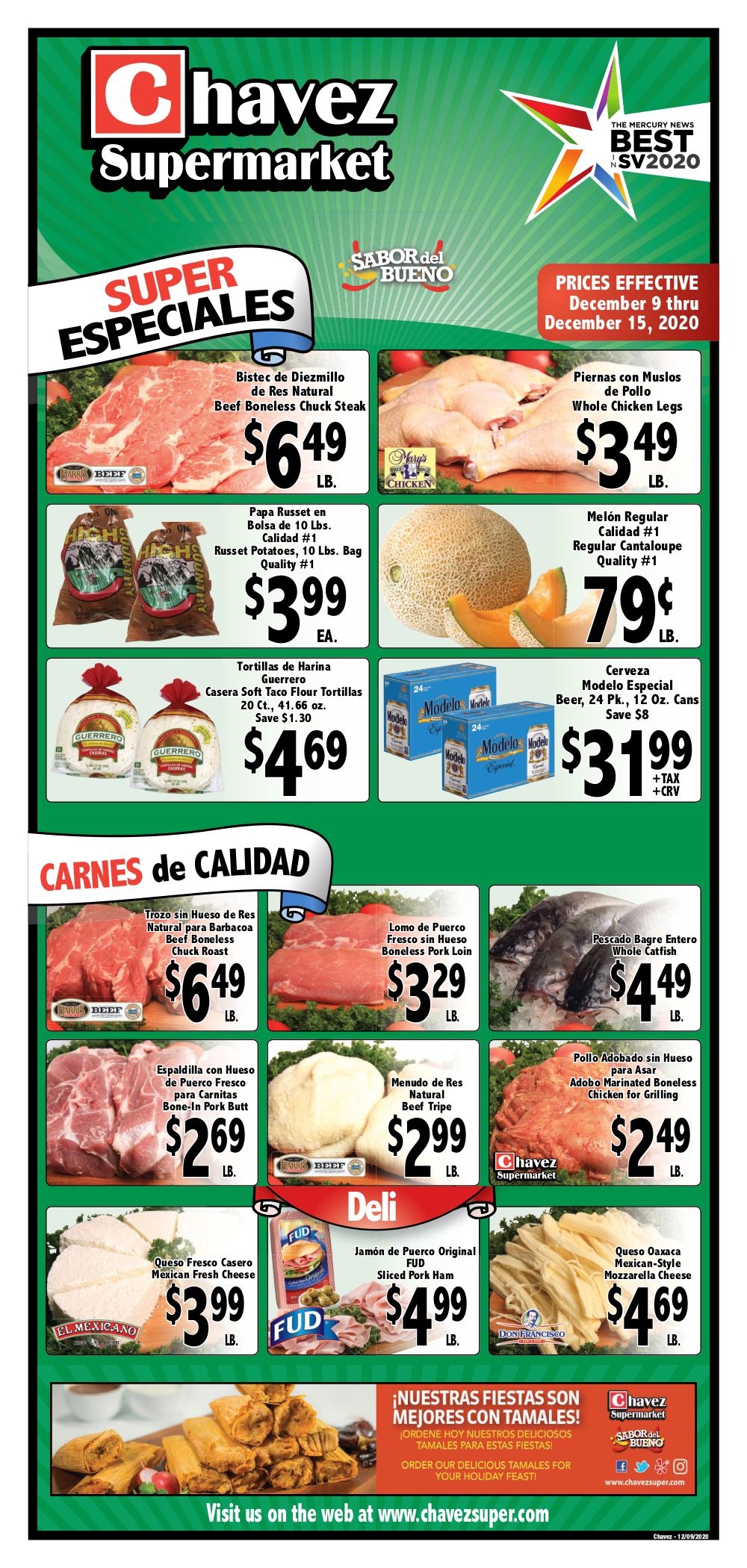 Chavez Weekly Ad Flyer December 9 to December 15, 2020