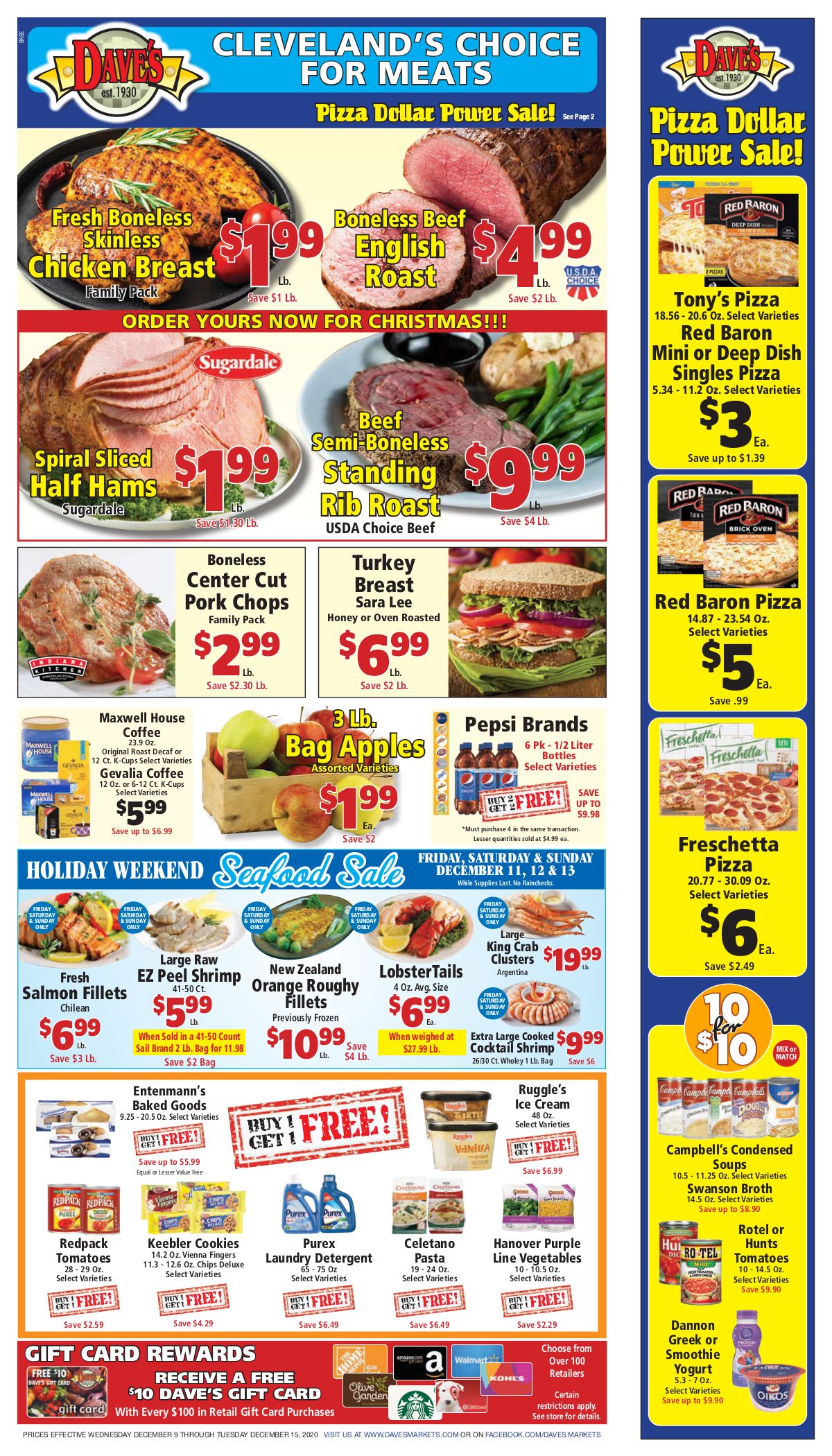Dave's Markets Weekly Ad Flyer December 9 to December 15, 2020