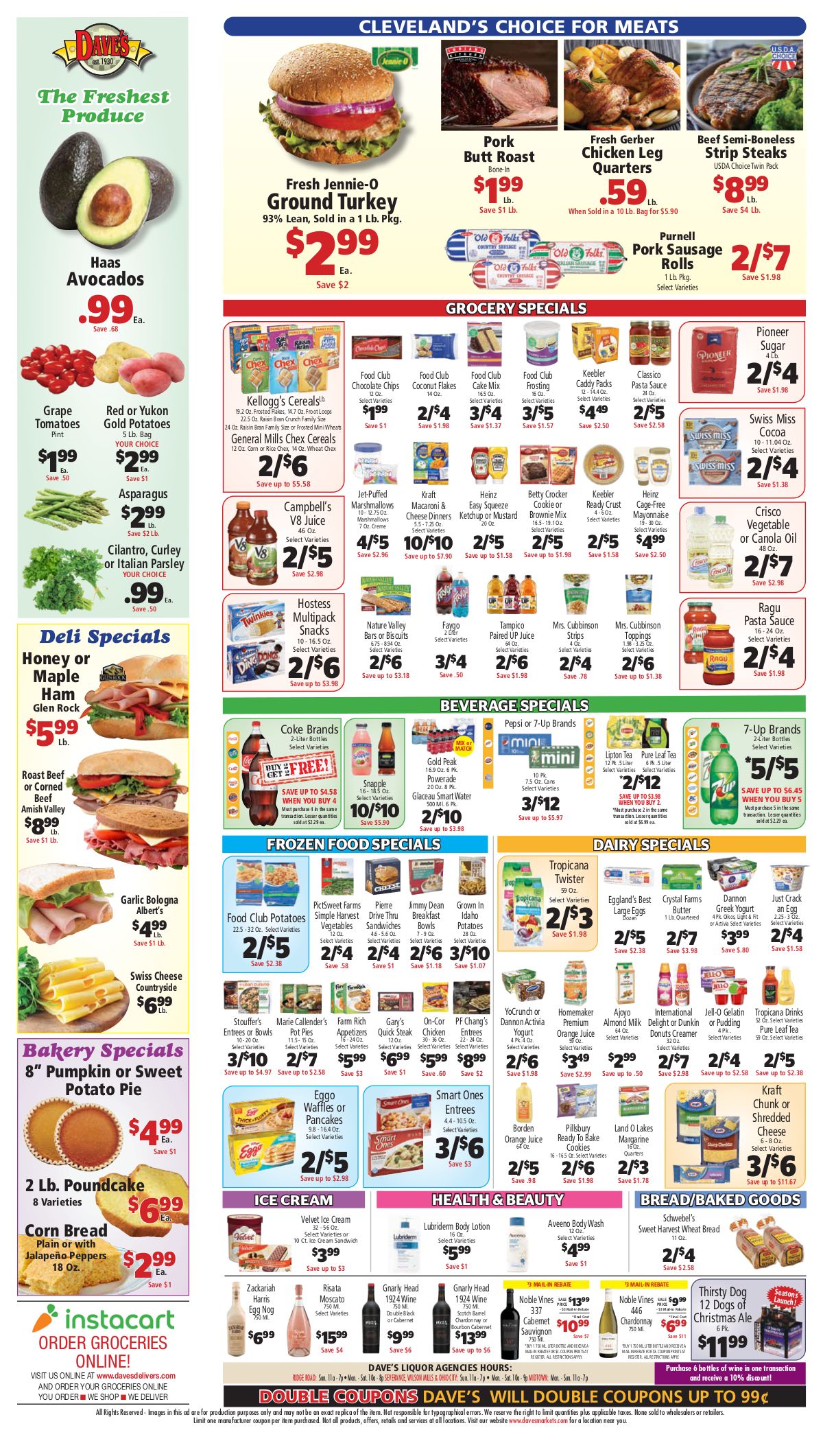 Dave's Markets Weekly Ad Flyer December 9 to December 15, 2020