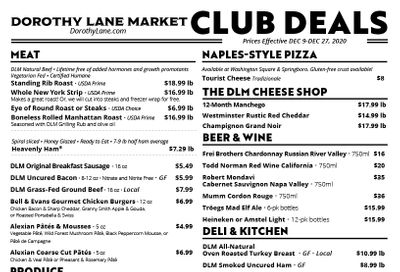 Dorothy Lane Market Weekly Ad Flyer December 7 to December 27, 2020