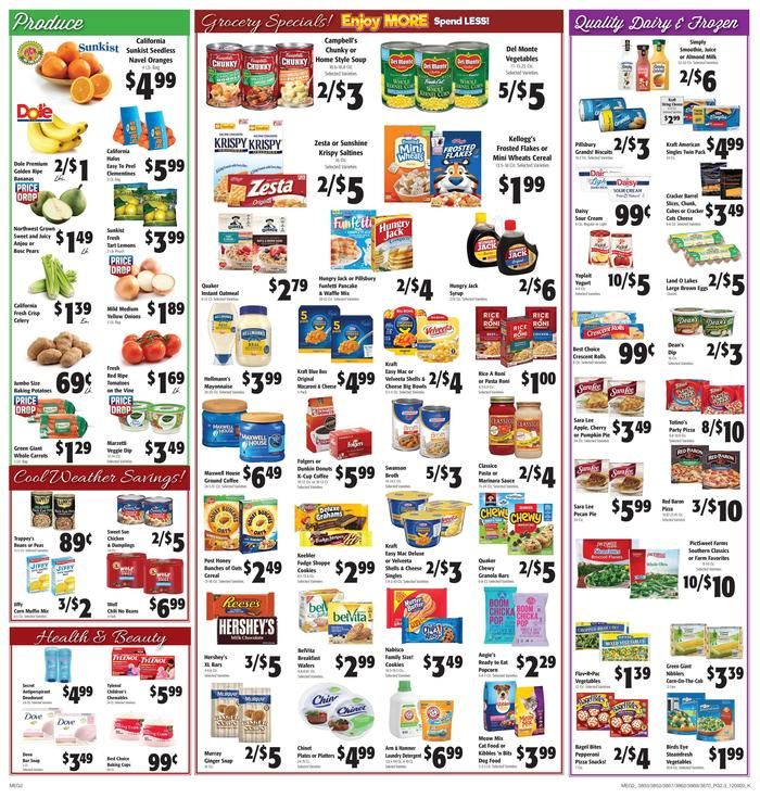E.W. James & Sons Weekly Ad Flyer December 9 to December 15, 2020
