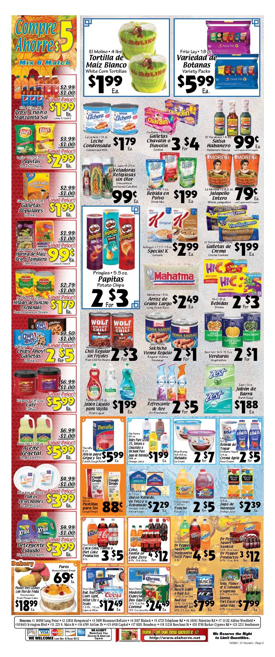 El Ahorro Supermarket Weekly Ad Flyer December 9 to December 15, 2020