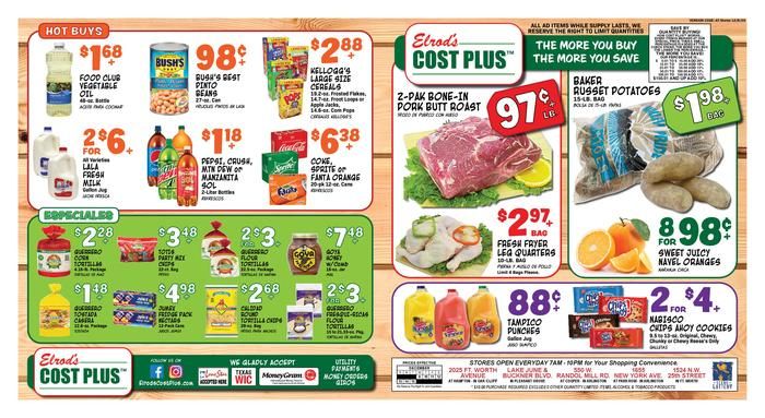 Elrod's Weekly Ad Flyer December 9 to December 15, 2020