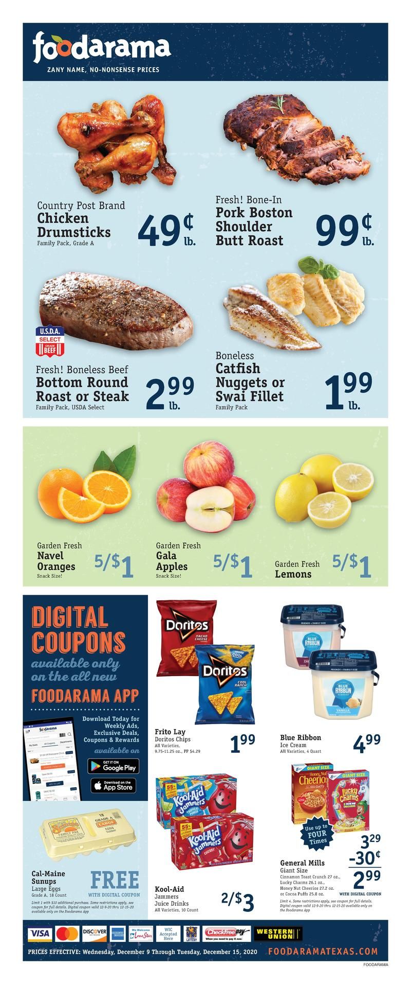 Foodarama Weekly Ad Flyer December 9 to December 15, 2020