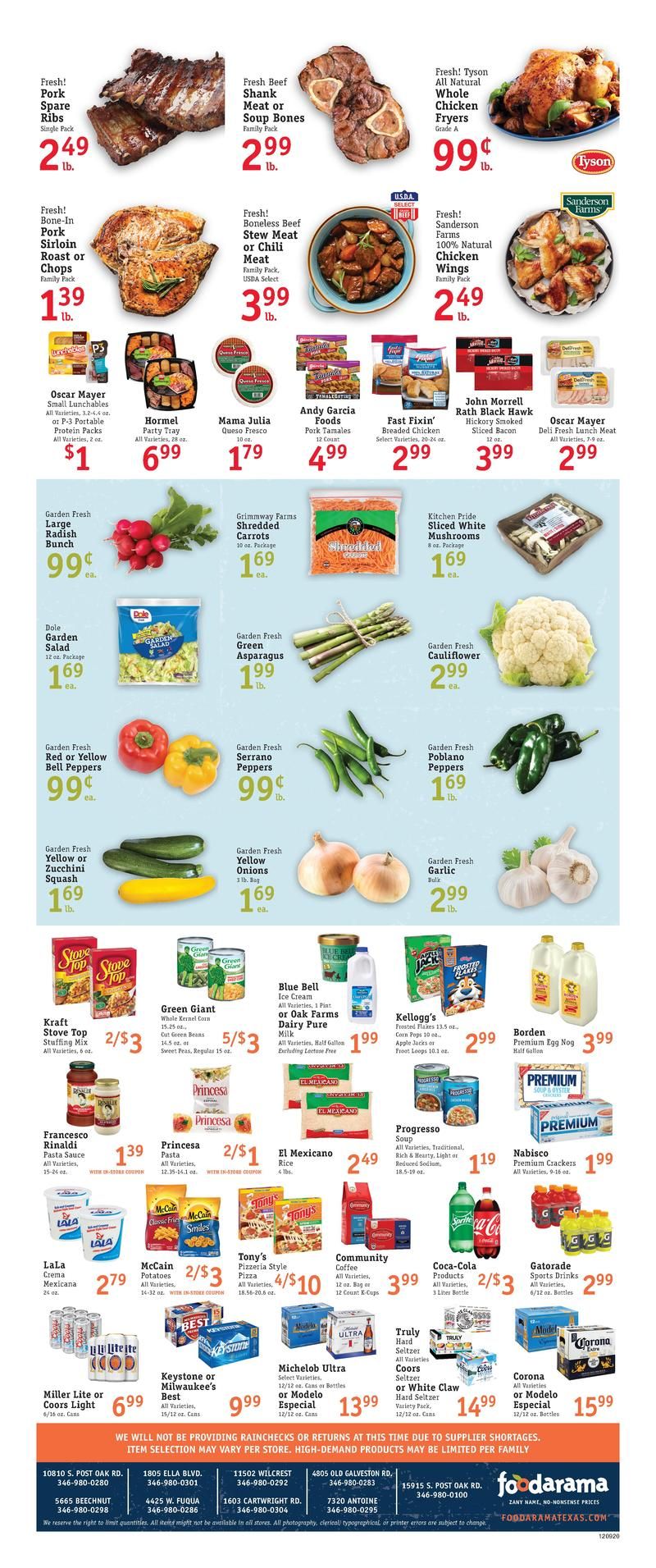 Foodarama Weekly Ad Flyer December 9 to December 15, 2020