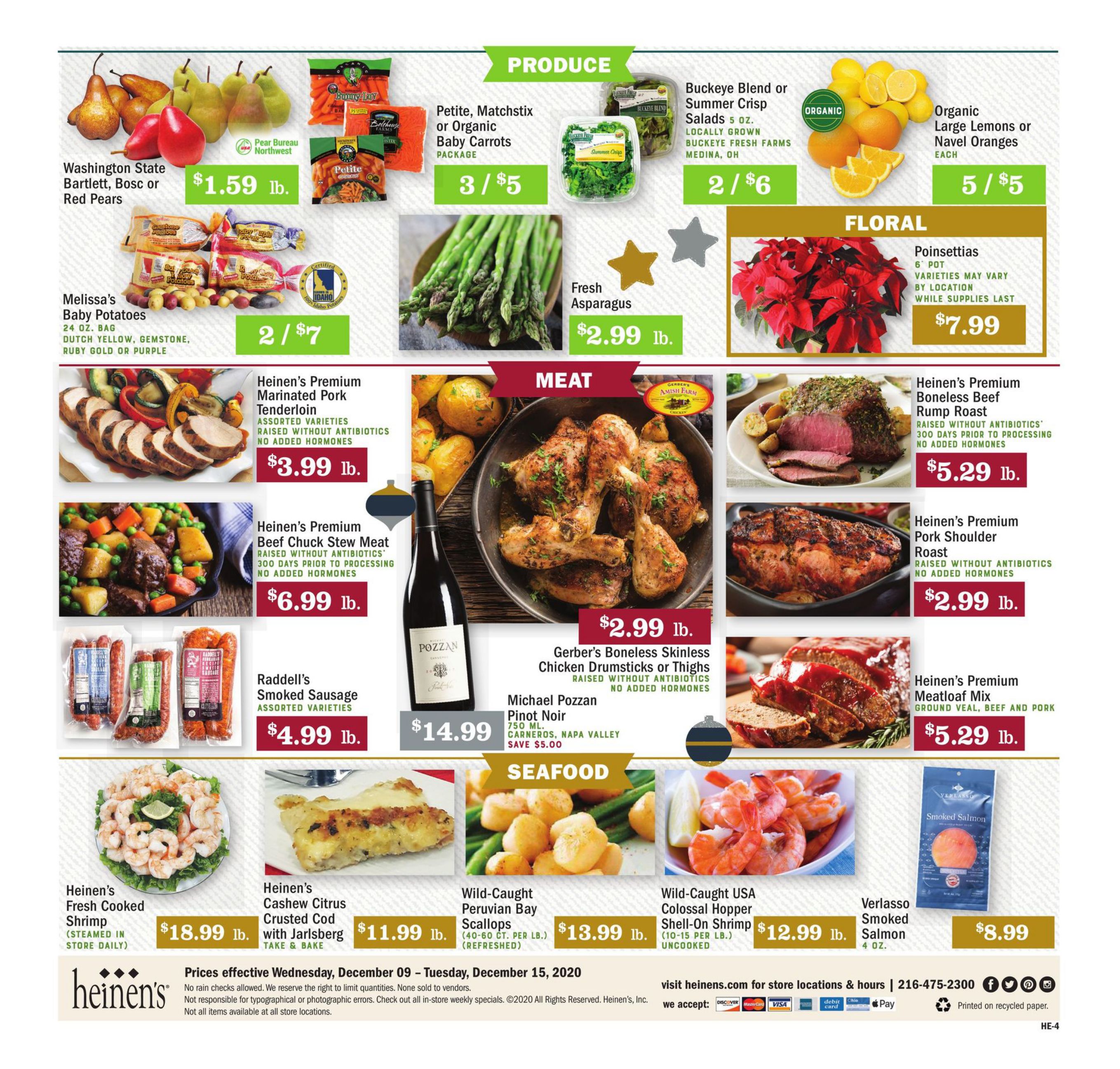 Heinen's Weekly Ad Flyer December 9 to December 15, 2020