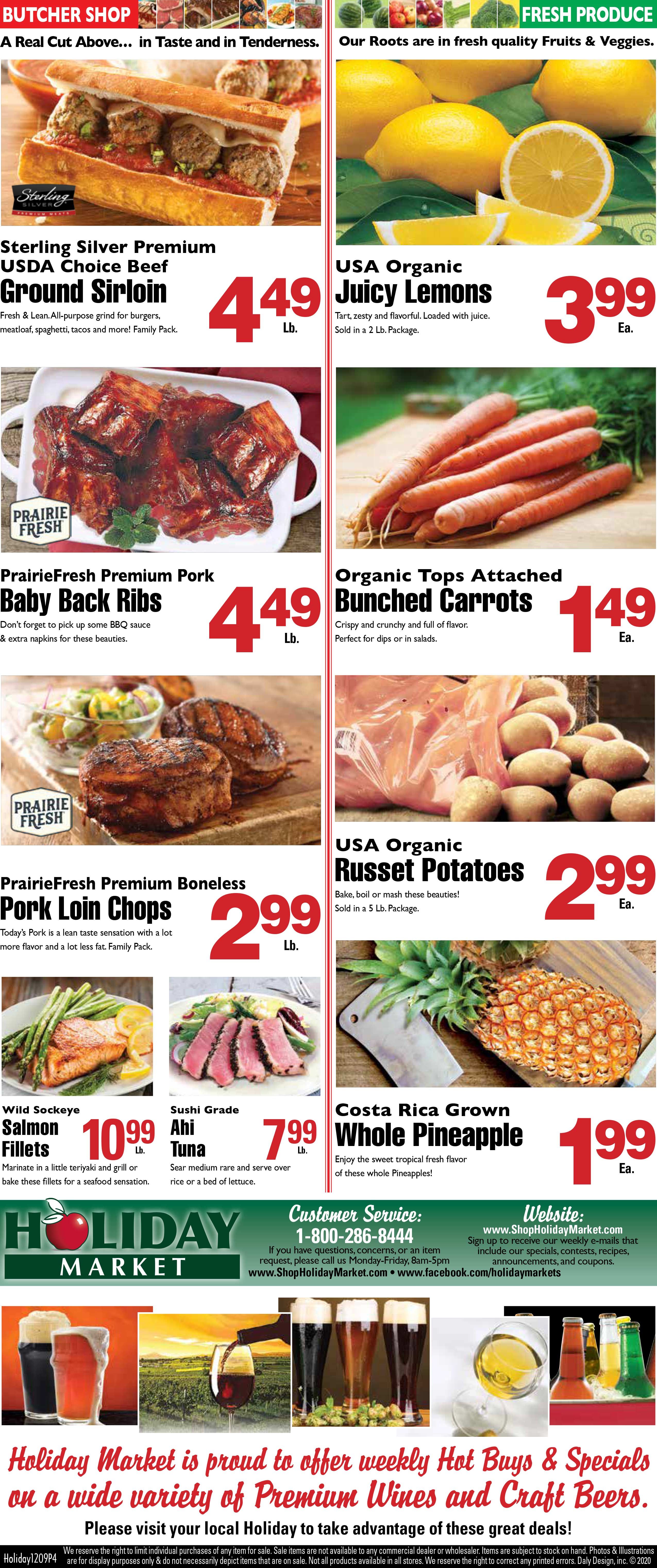 Holiday Market Weekly Ad Flyer December 9 to December 15, 2020